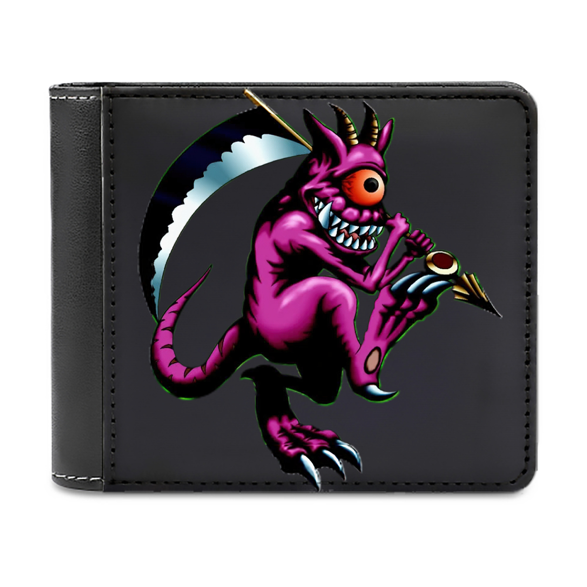 （画像用） 遊☆戯☆王 Yu-Gi-Oh! 二つ折り革財布