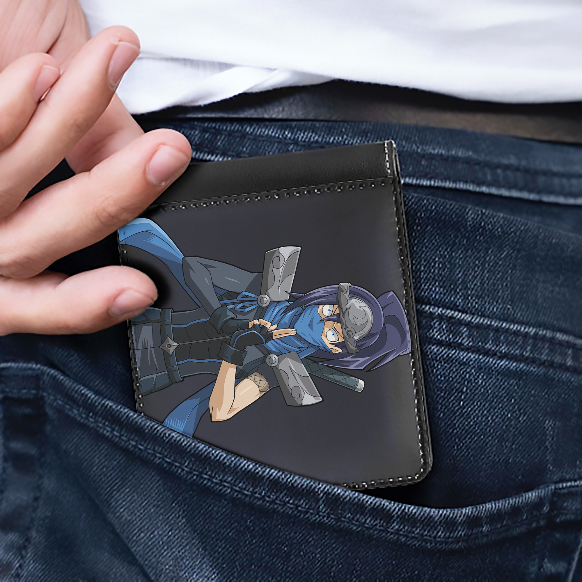 （画像用） 遊☆戯☆王 Yu-Gi-Oh! 二つ折り革財布