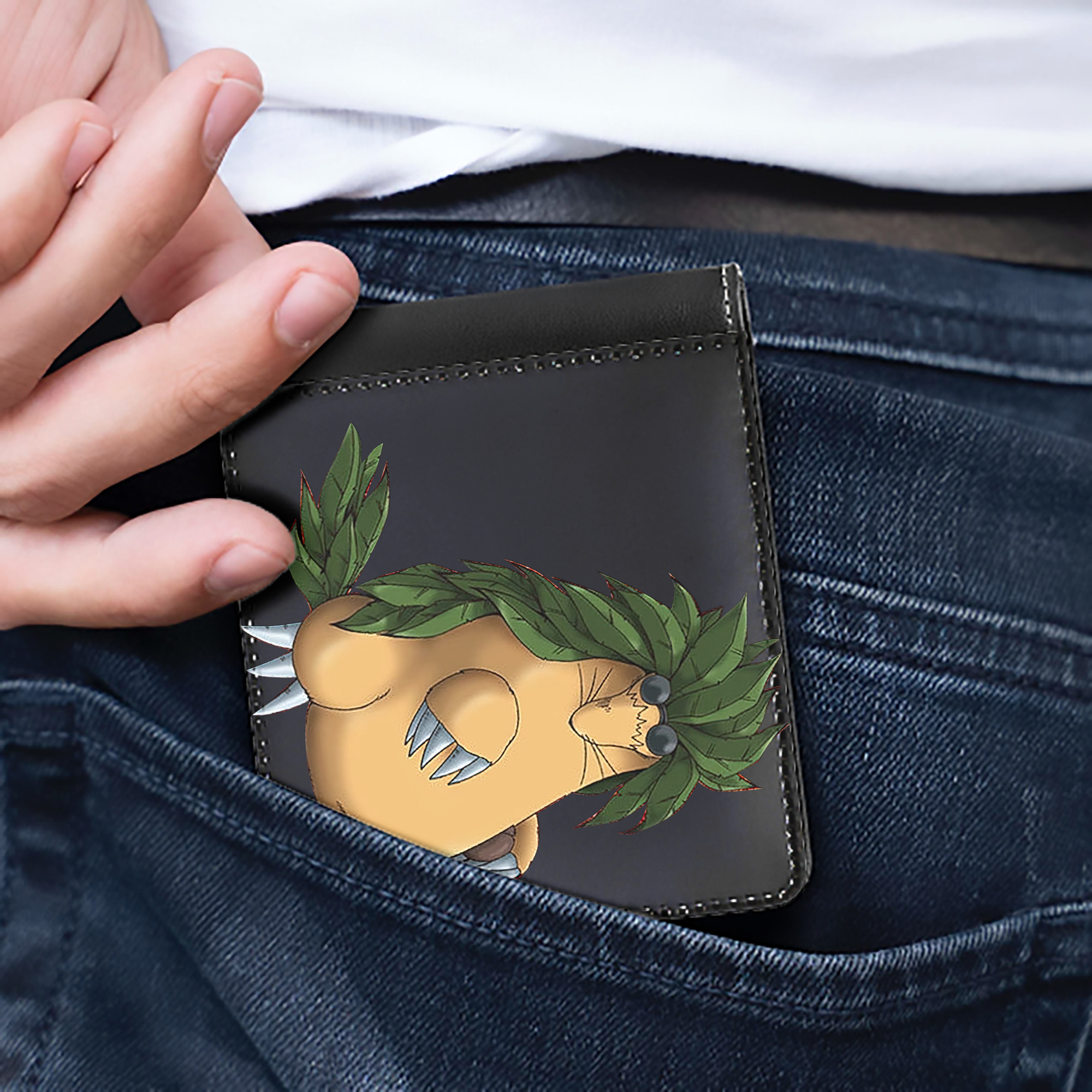 （画像用） 遊☆戯☆王 Yu-Gi-Oh! 二つ折り革財布