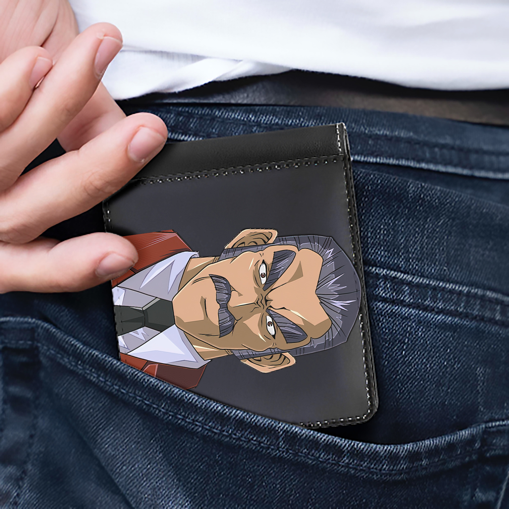 （画像用） 遊☆戯☆王 Yu-Gi-Oh! 二つ折り革財布