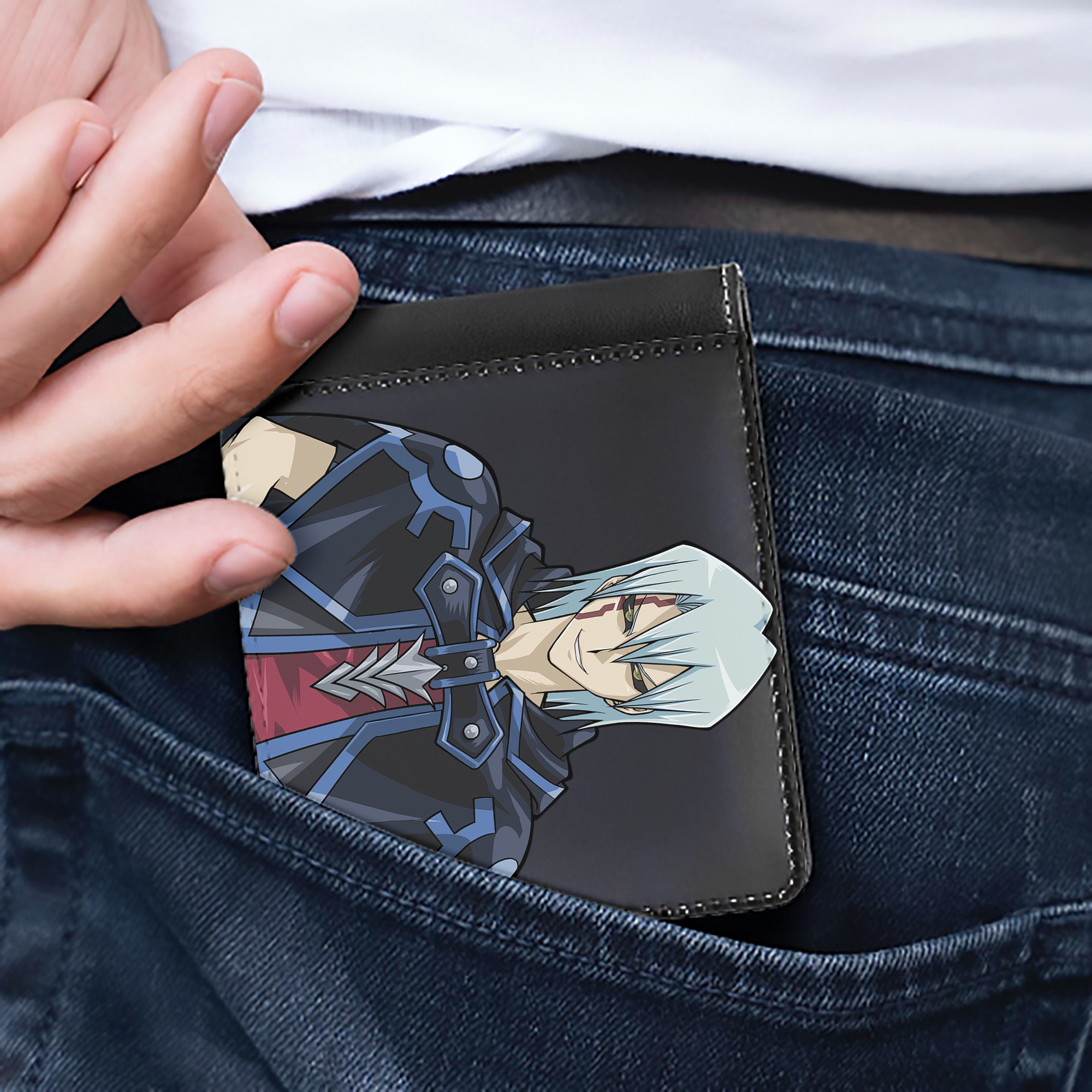 （画像用） 遊☆戯☆王 Yu-Gi-Oh! 二つ折り革財布