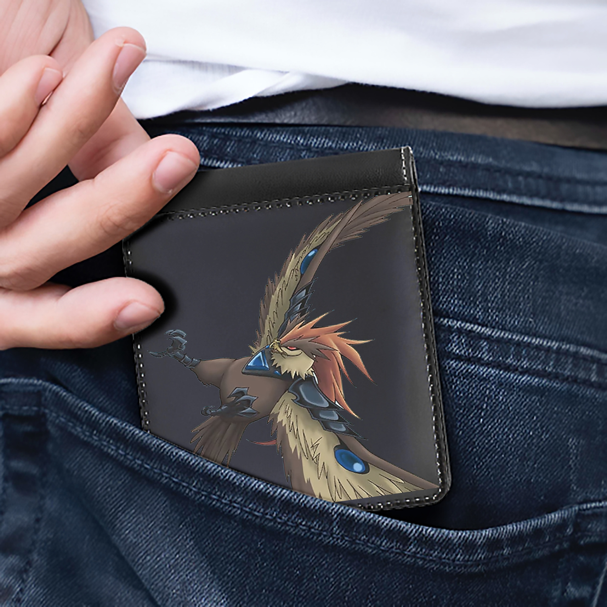 （画像用） 遊☆戯☆王 Yu-Gi-Oh! 二つ折り革財布