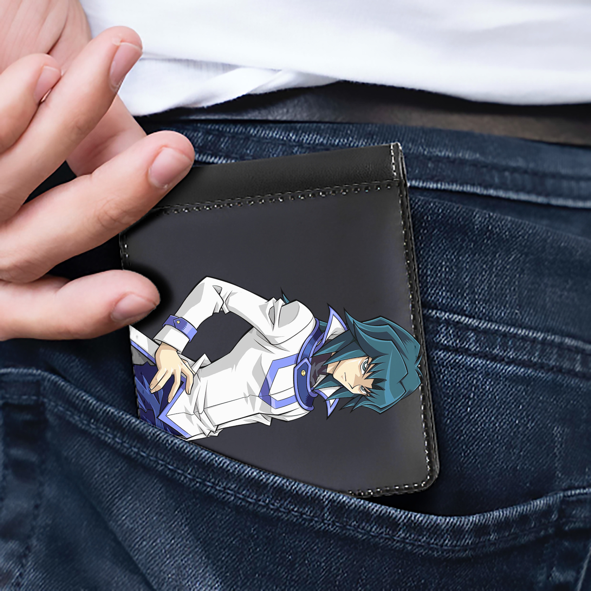 （画像用） 遊☆戯☆王 Yu-Gi-Oh! 二つ折り革財布