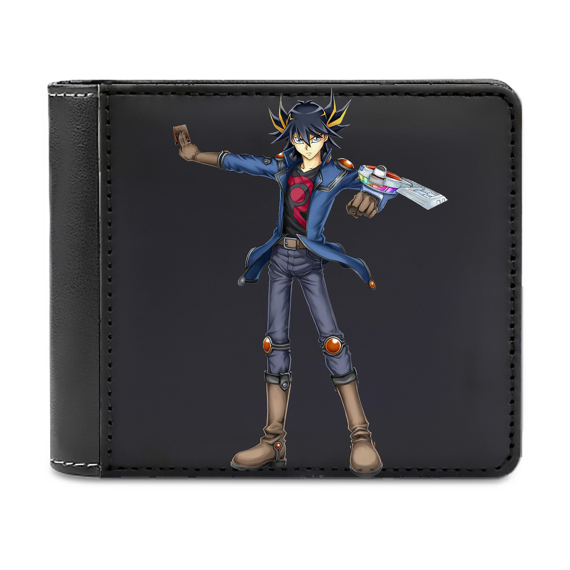 （画像用） 遊☆戯☆王 Yu-Gi-Oh! 二つ折り革財布