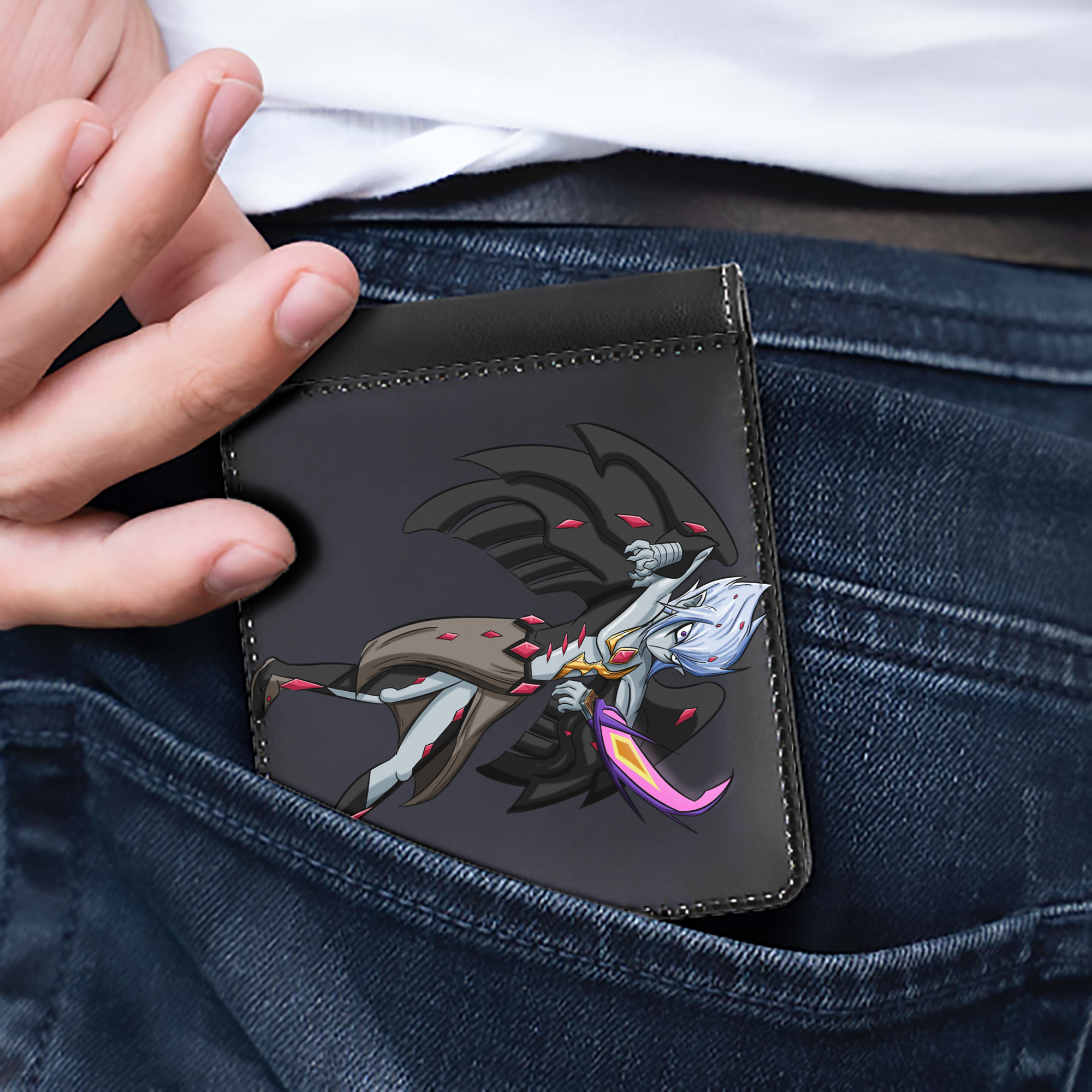 （画像用） 遊☆戯☆王 Yu-Gi-Oh! 二つ折り革財布