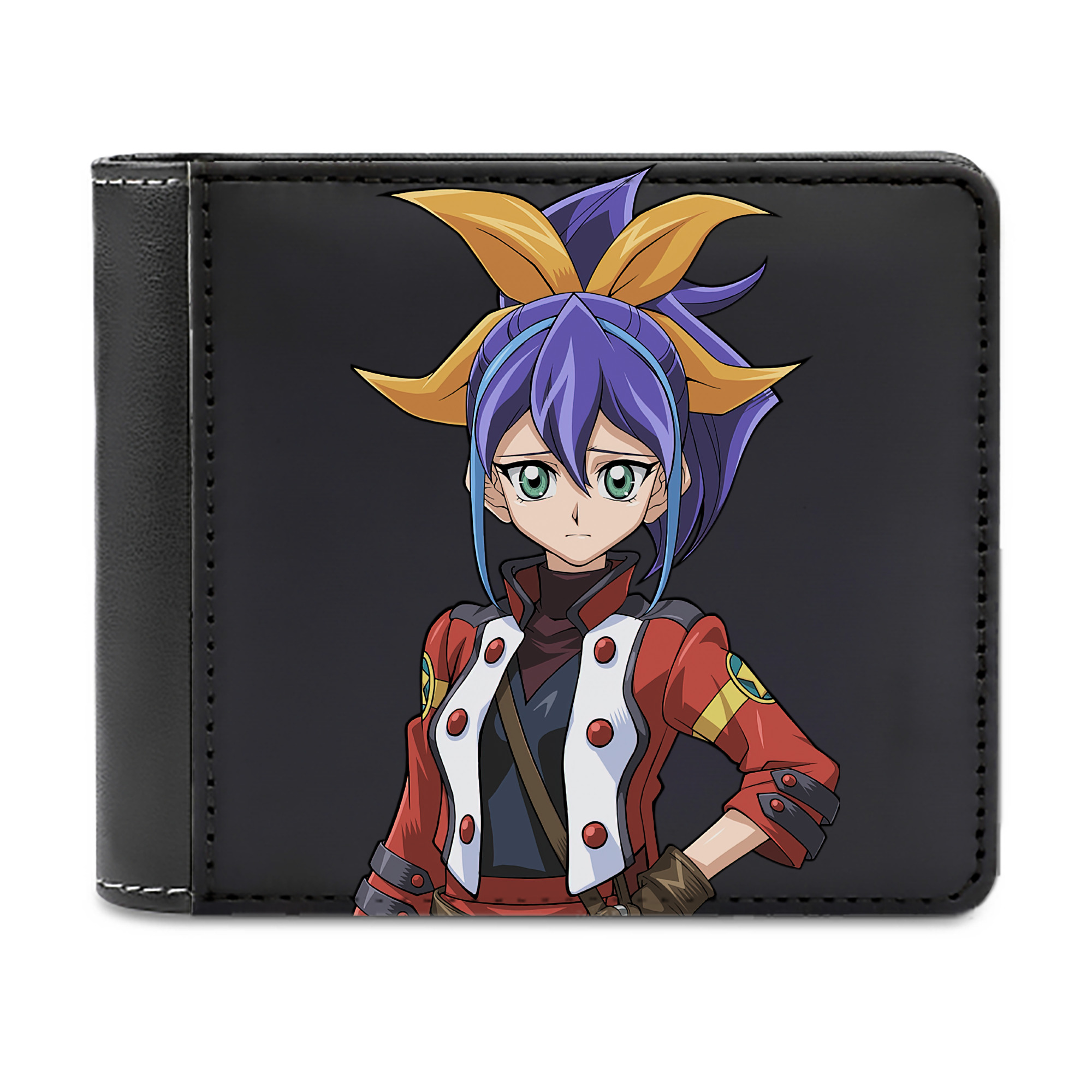 （画像用） 遊☆戯☆王 Yu-Gi-Oh! 二つ折り革財布