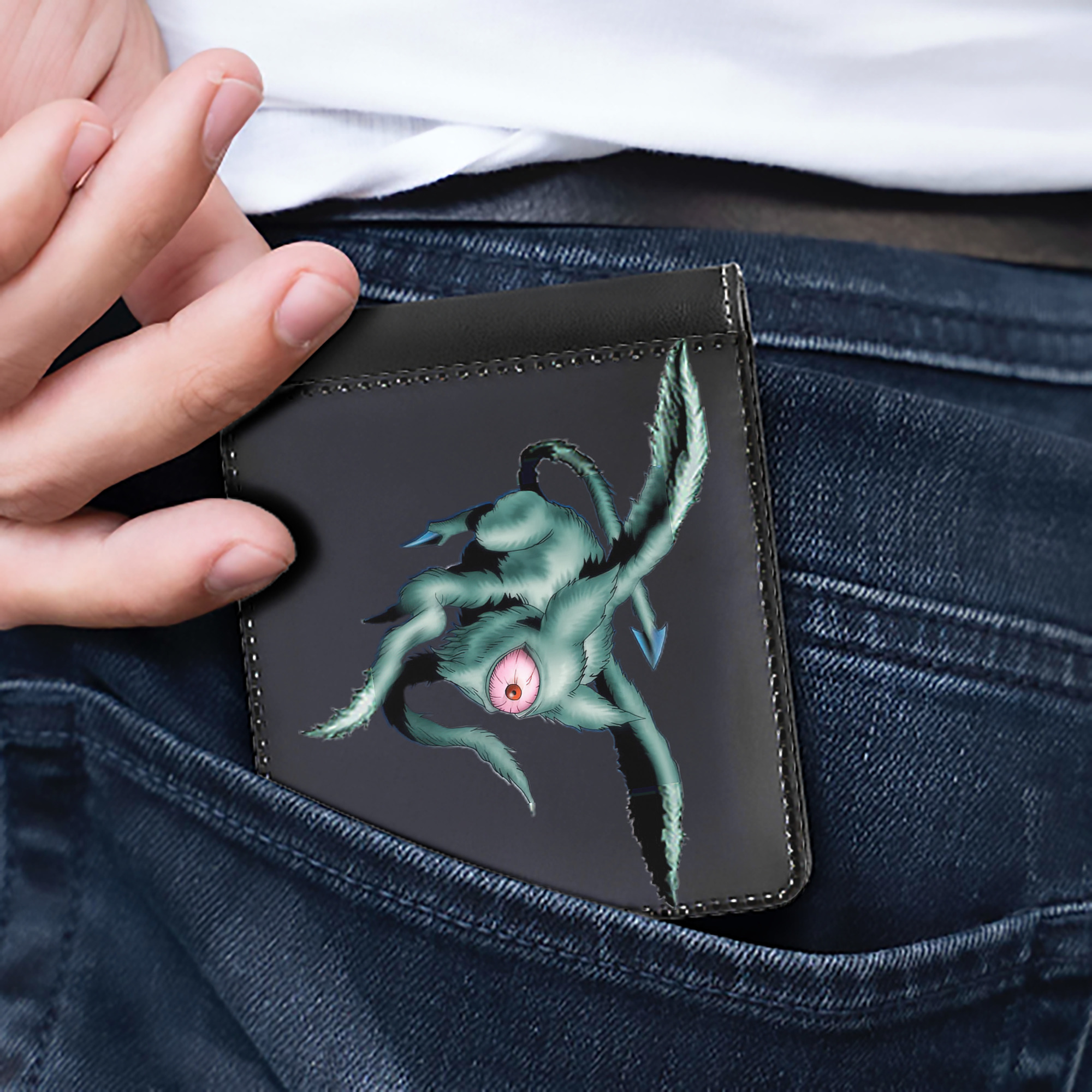 （画像用） 遊☆戯☆王 Yu-Gi-Oh! 二つ折り革財布