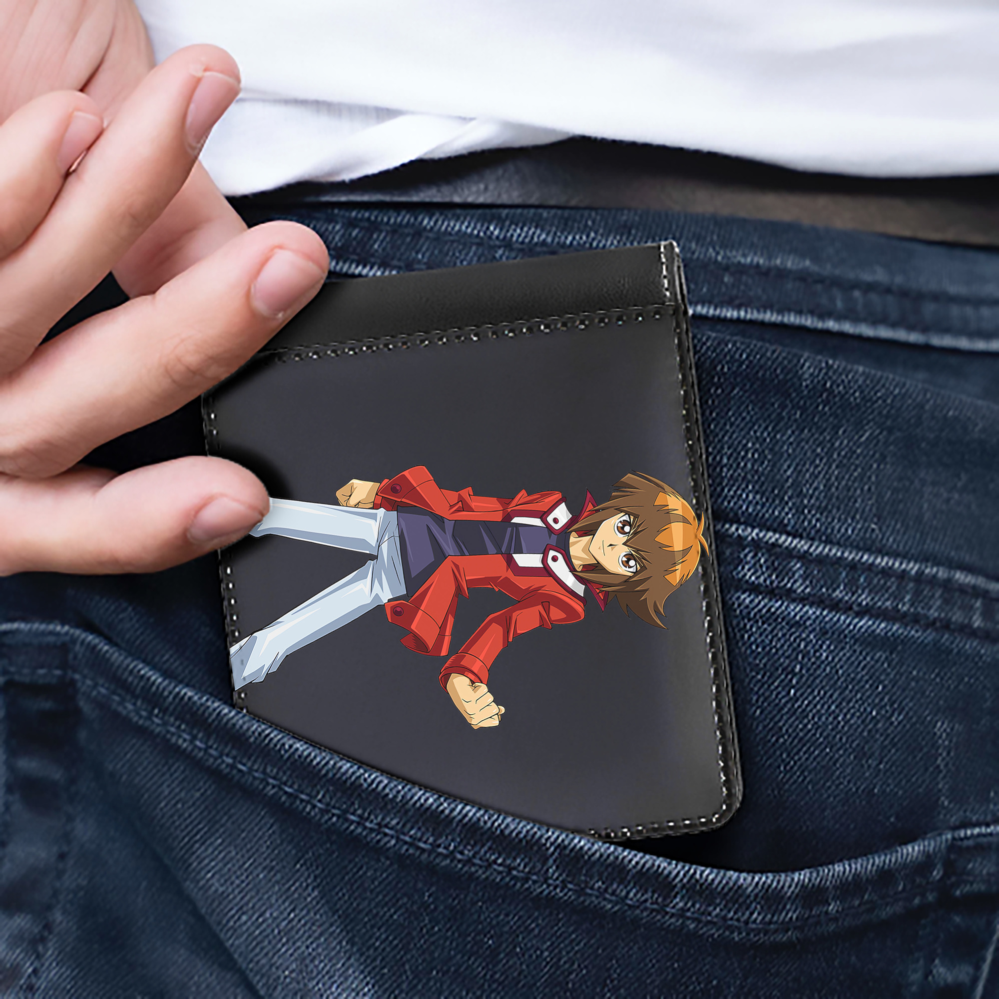 （画像用） 遊☆戯☆王 Yu-Gi-Oh! 二つ折り革財布