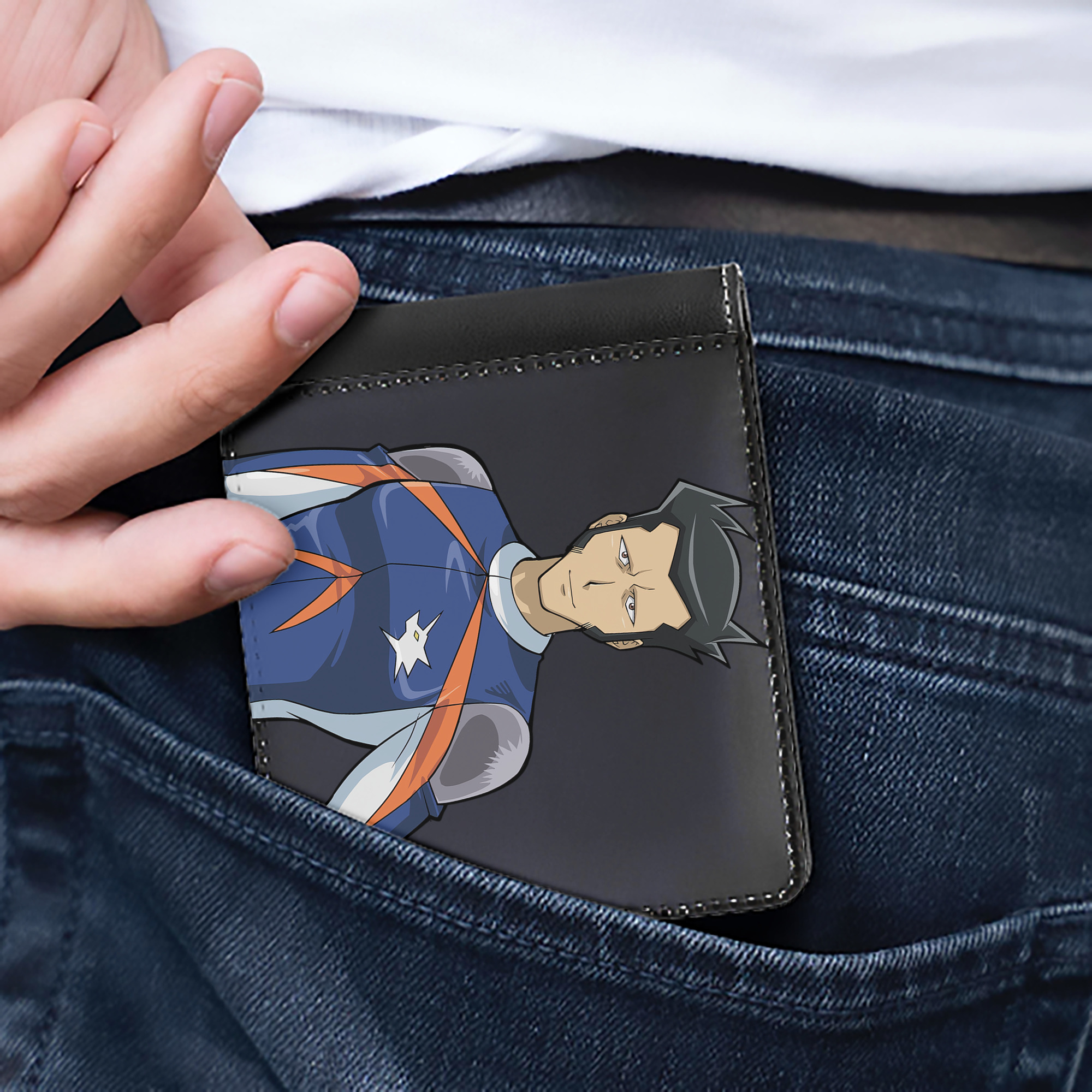 （画像用） 遊☆戯☆王 Yu-Gi-Oh! 二つ折り革財布
