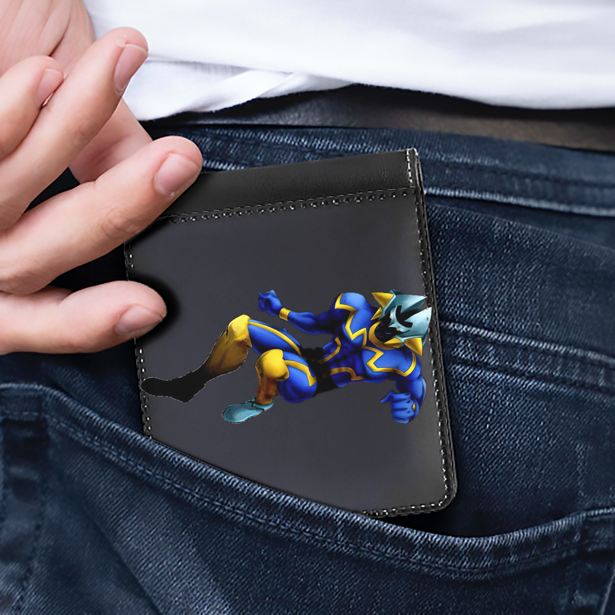 （画像用） 遊☆戯☆王 Yu-Gi-Oh! 二つ折り革財布