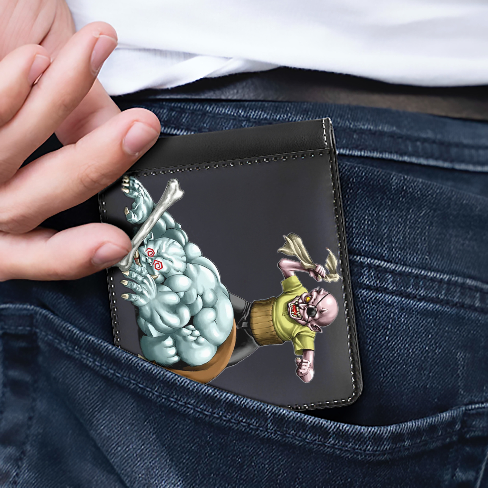 （画像用） 遊☆戯☆王 Yu-Gi-Oh! 二つ折り革財布