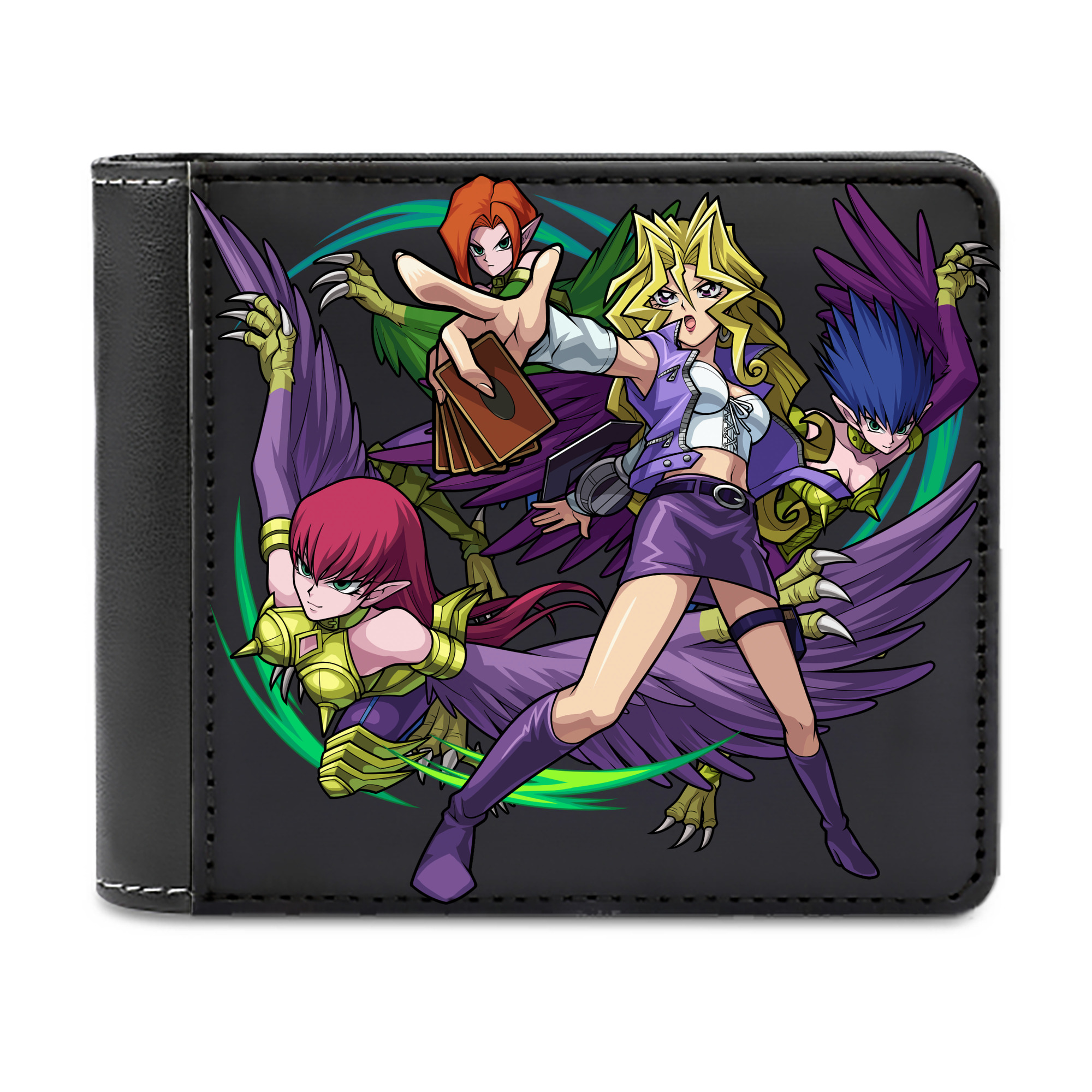 （画像用） 遊☆戯☆王 Yu-Gi-Oh! 二つ折り革財布
