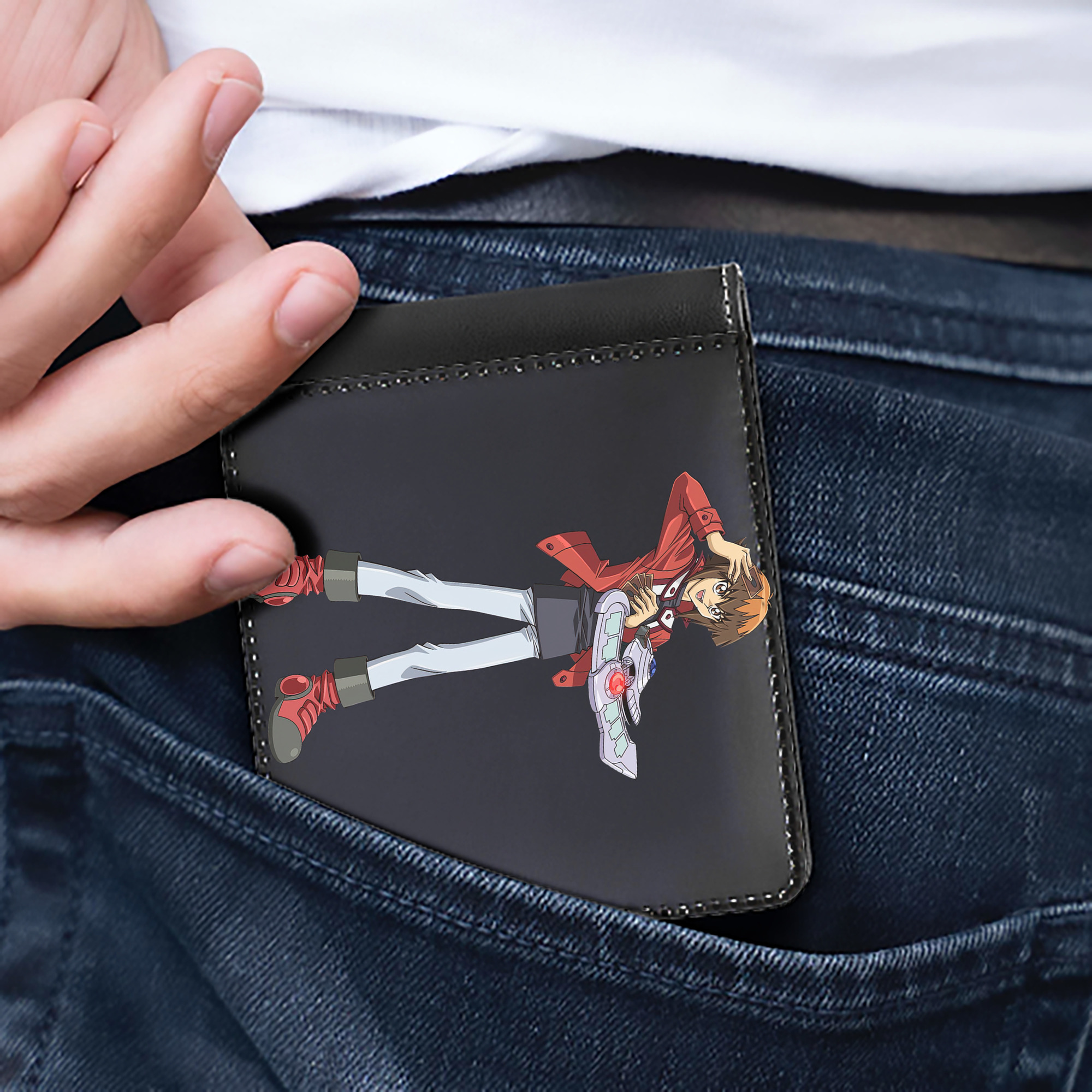 （画像用） 遊☆戯☆王 Yu-Gi-Oh! 二つ折り革財布