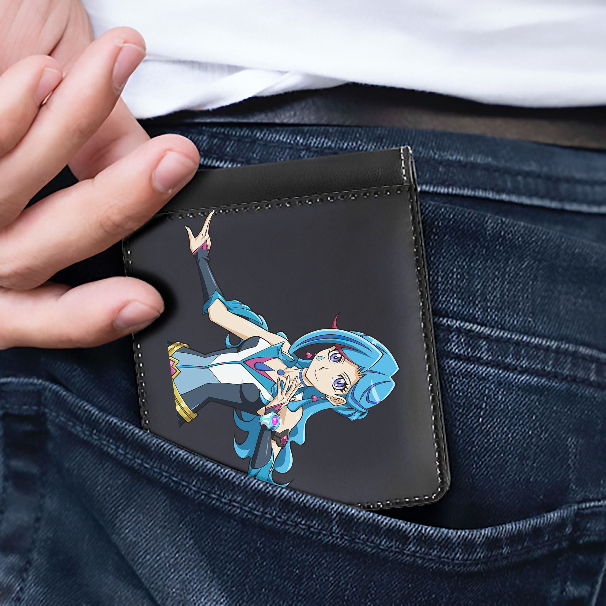 （画像用） 遊☆戯☆王 Yu-Gi-Oh! 二つ折り革財布