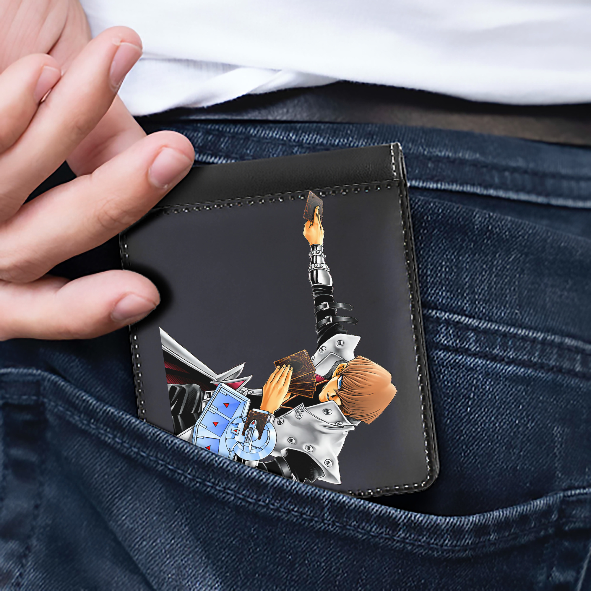 （画像用） 遊☆戯☆王 Yu-Gi-Oh! 二つ折り革財布