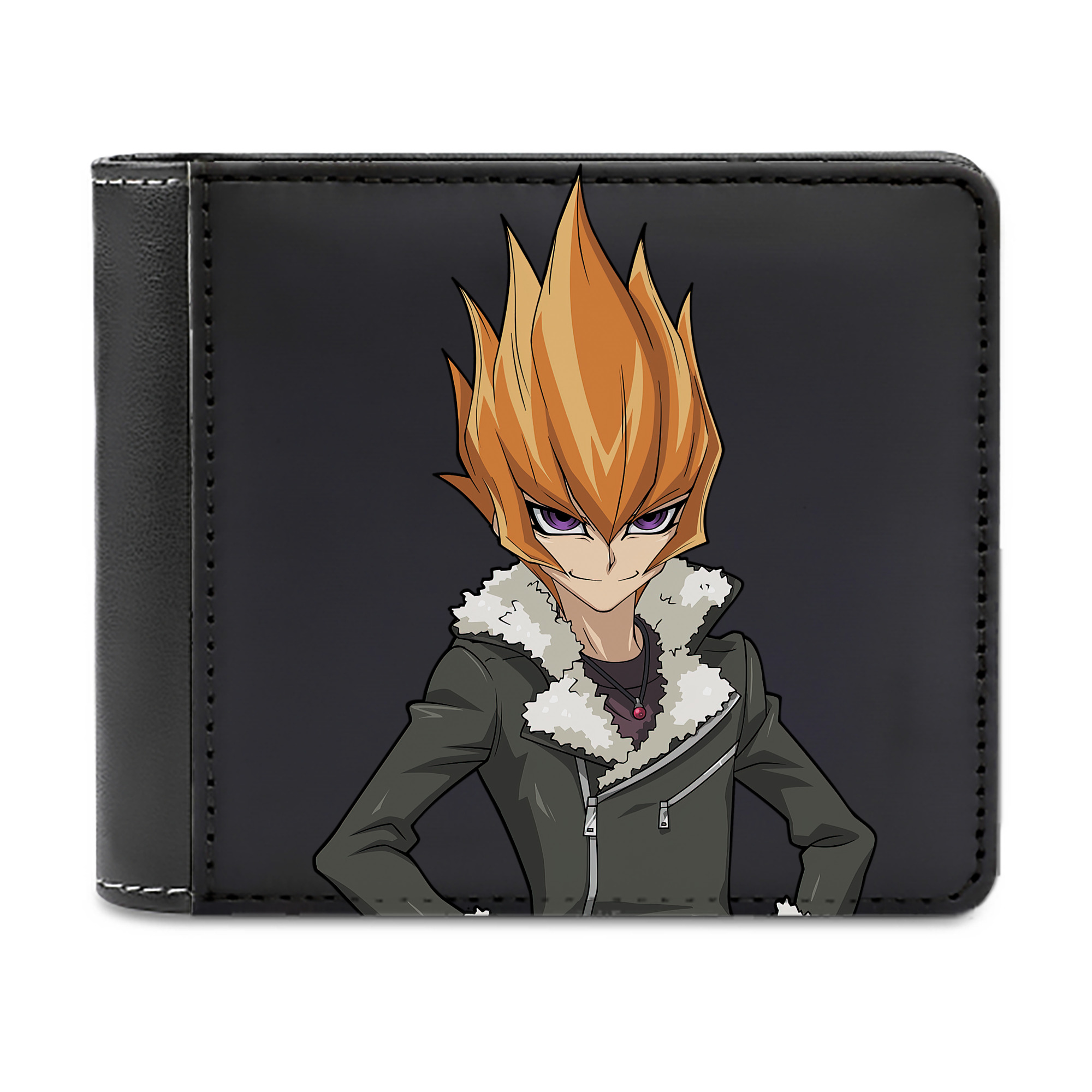 （画像用） 遊☆戯☆王 Yu-Gi-Oh! 二つ折り革財布