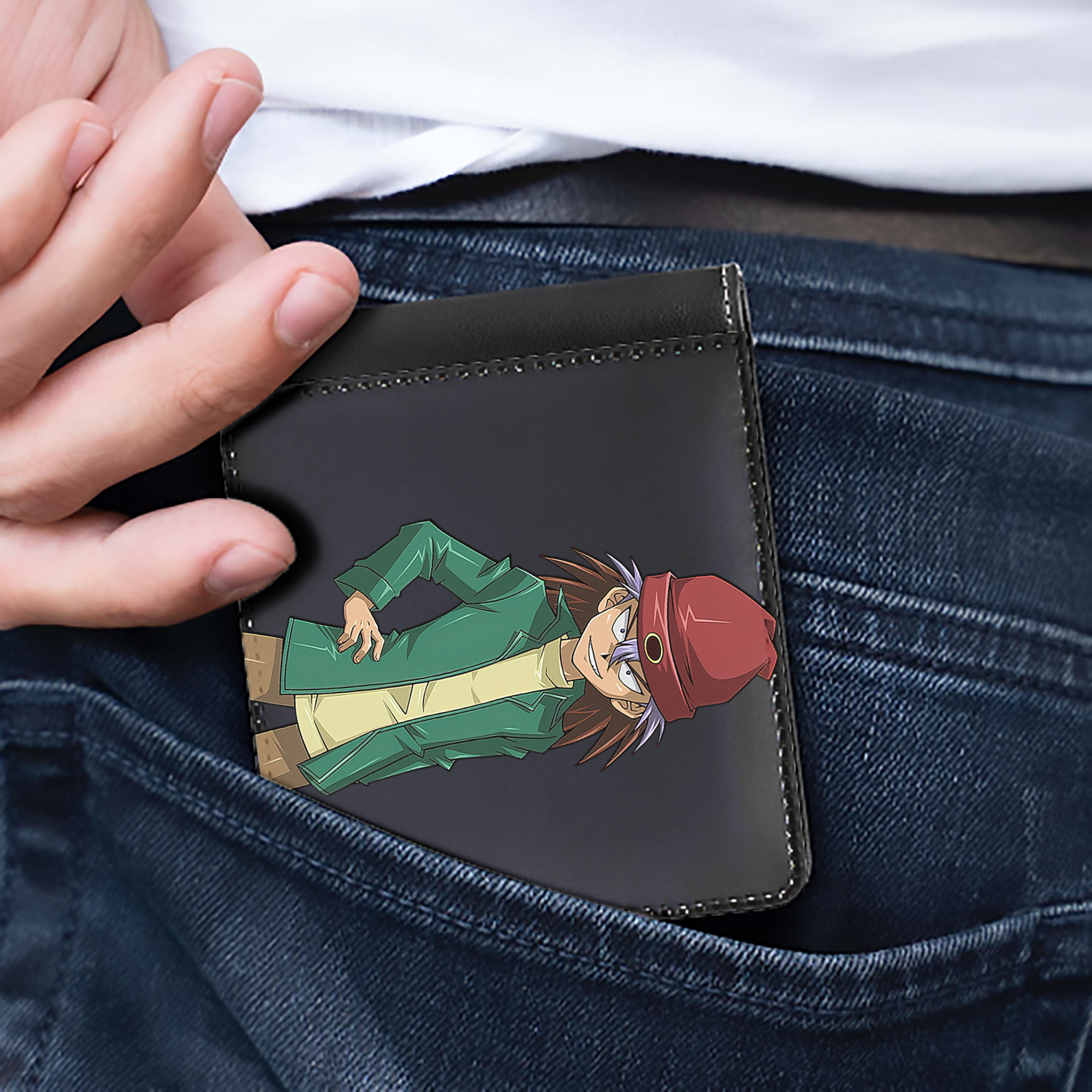 （画像用） 遊☆戯☆王 Yu-Gi-Oh! 二つ折り革財布
