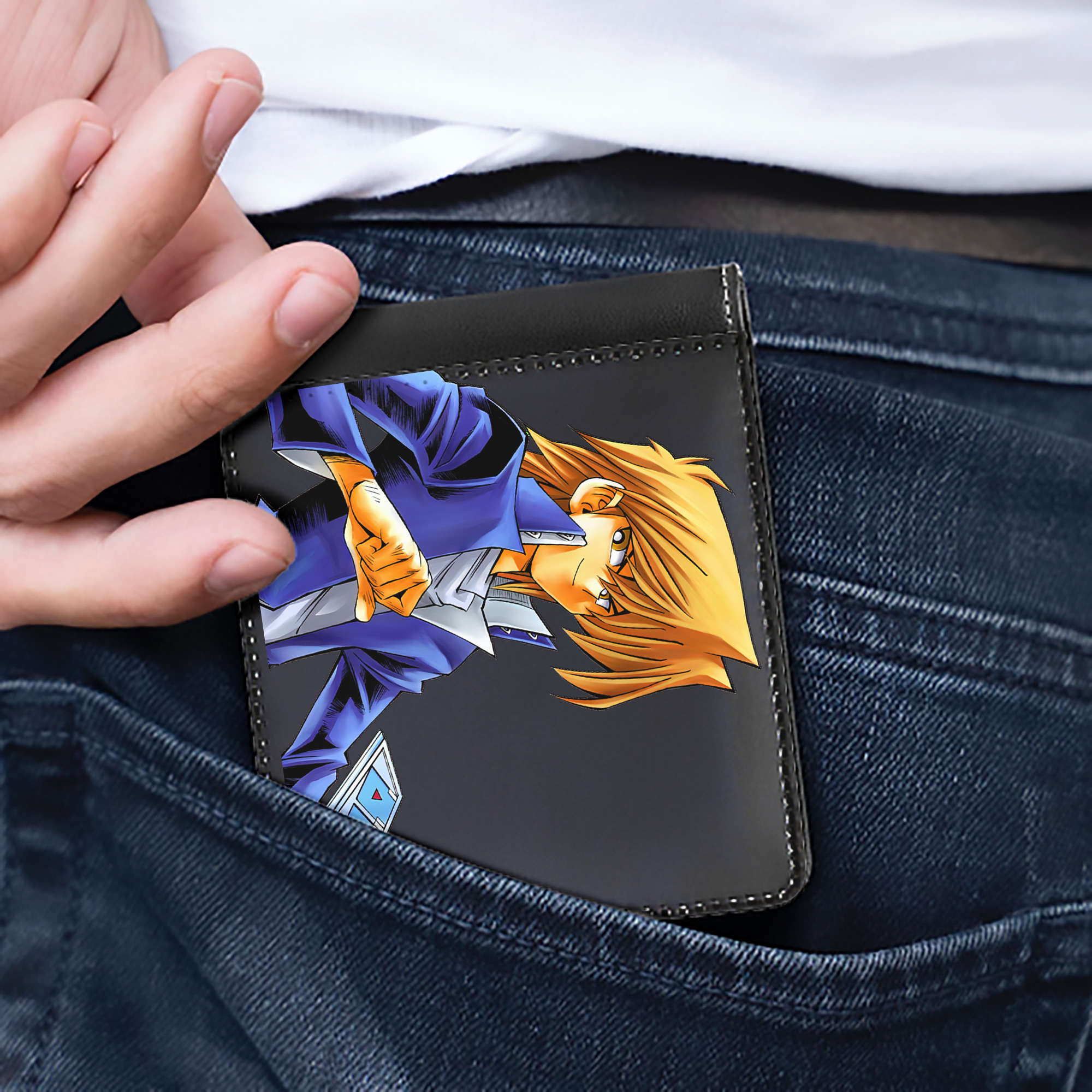 （画像用） 遊☆戯☆王 Yu-Gi-Oh! 二つ折り革財布