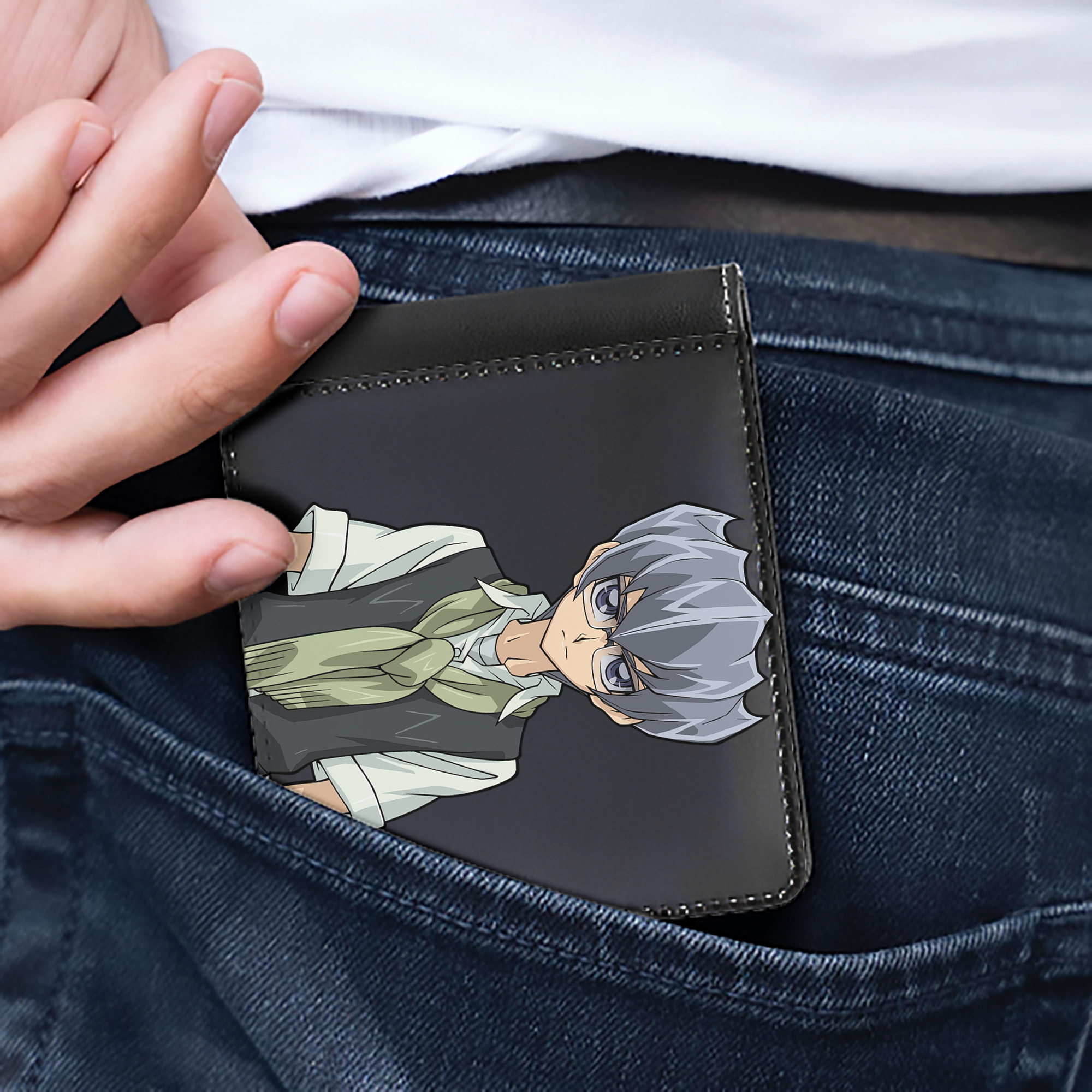 （画像用） 遊☆戯☆王 Yu-Gi-Oh! 二つ折り革財布