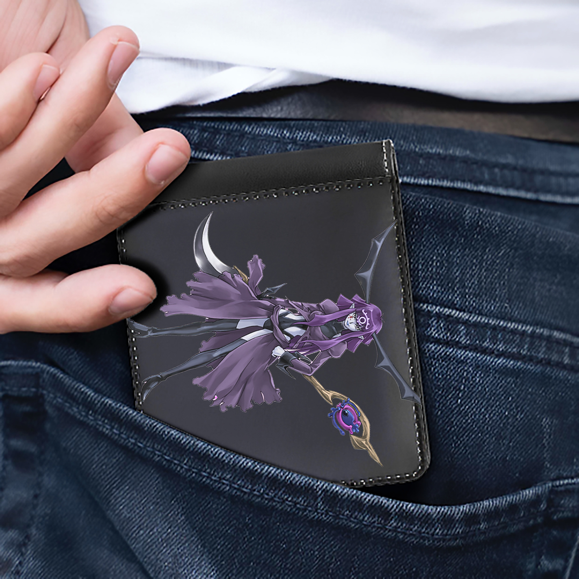 （画像用） 遊☆戯☆王 Yu-Gi-Oh! 二つ折り革財布
