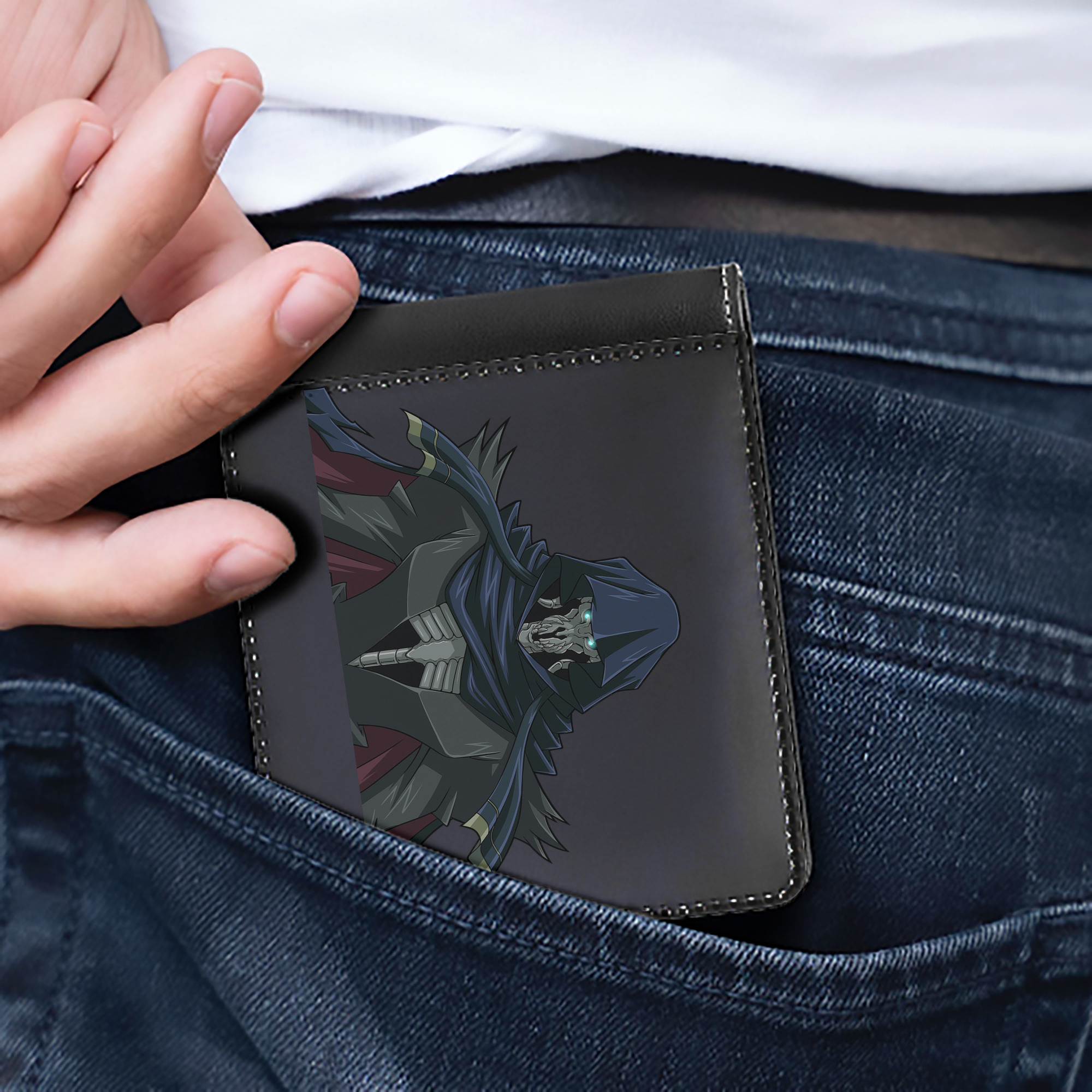 （画像用） 遊☆戯☆王 Yu-Gi-Oh! 二つ折り革財布