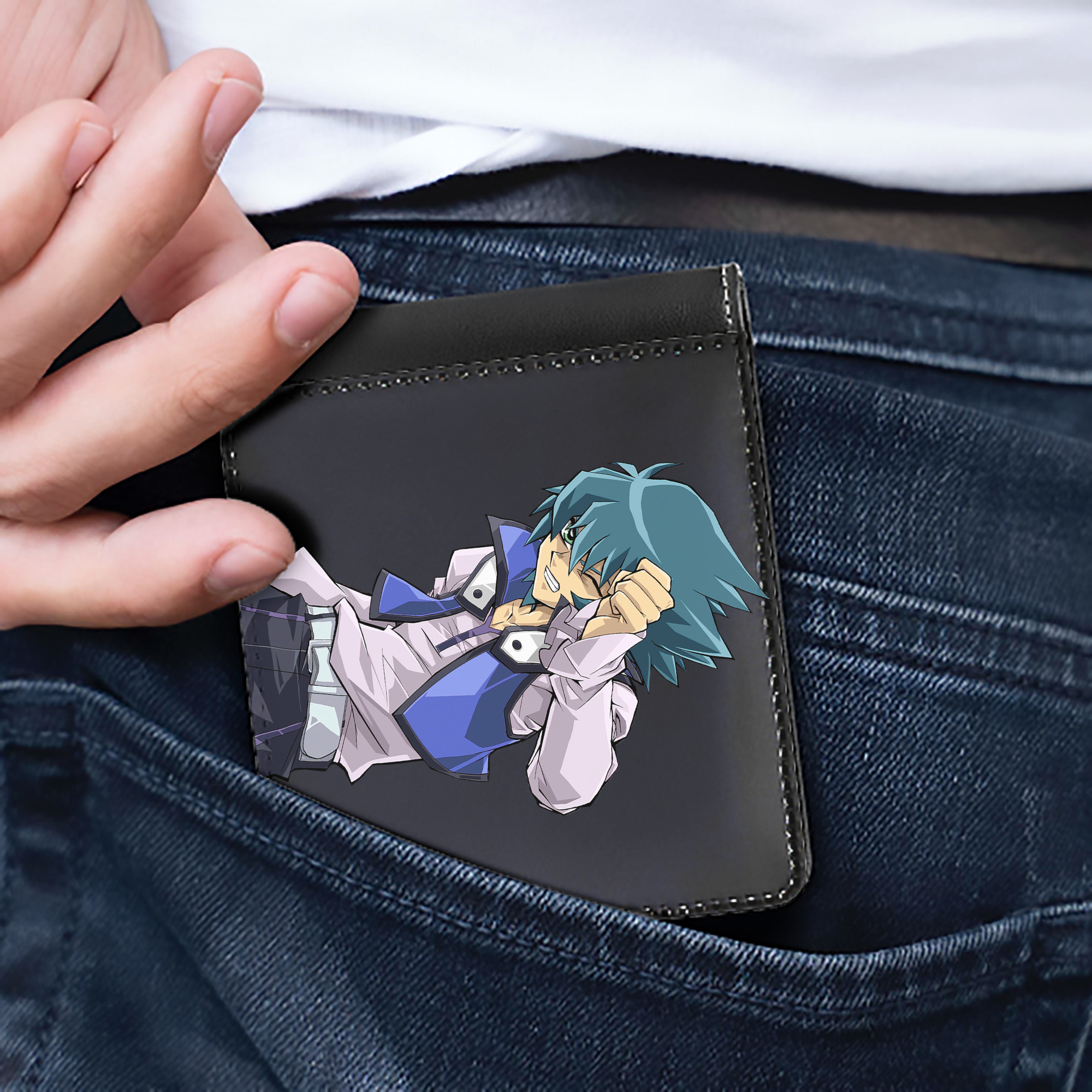 （画像用） 遊☆戯☆王 Yu-Gi-Oh! 二つ折り革財布