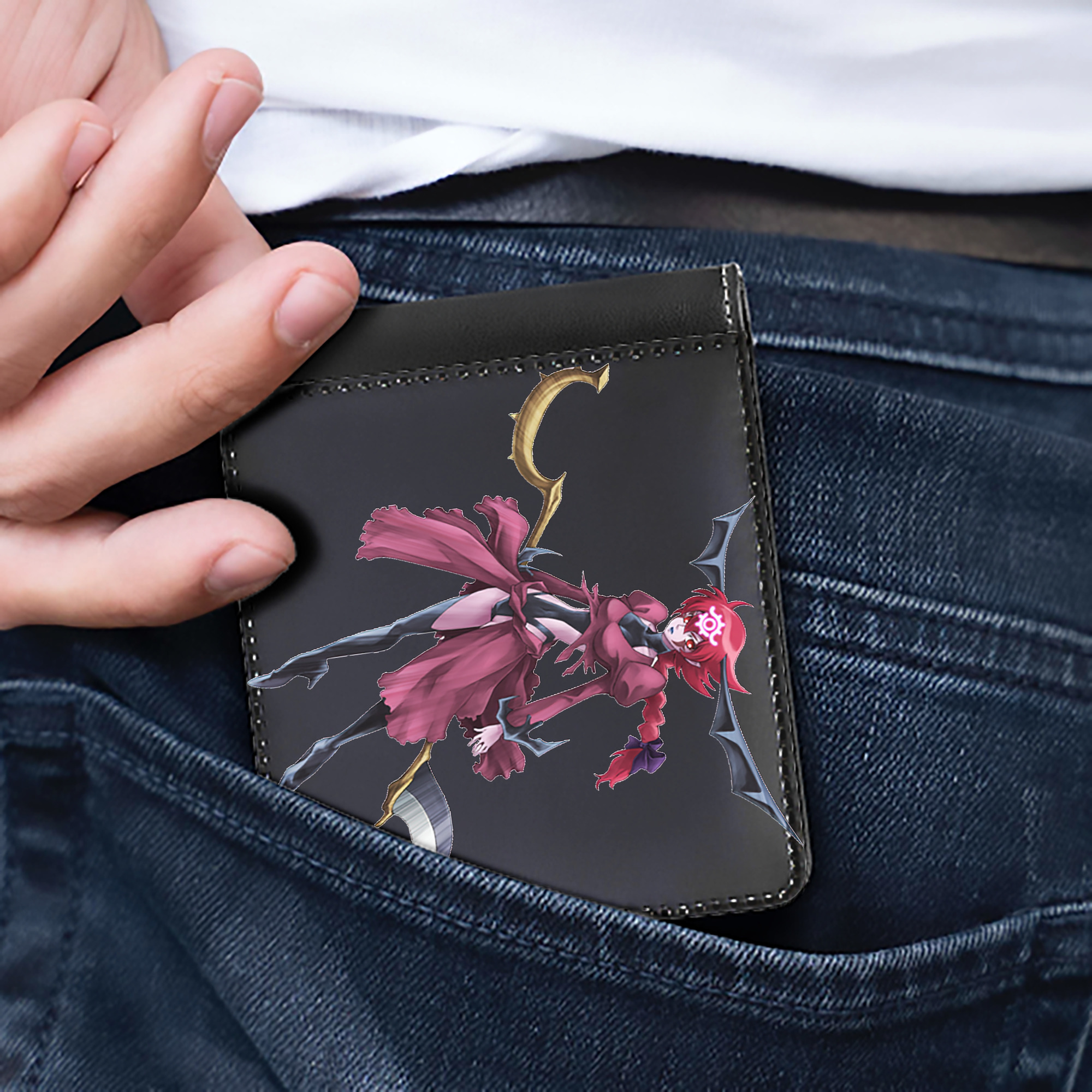 （画像用） 遊☆戯☆王 Yu-Gi-Oh! 二つ折り革財布