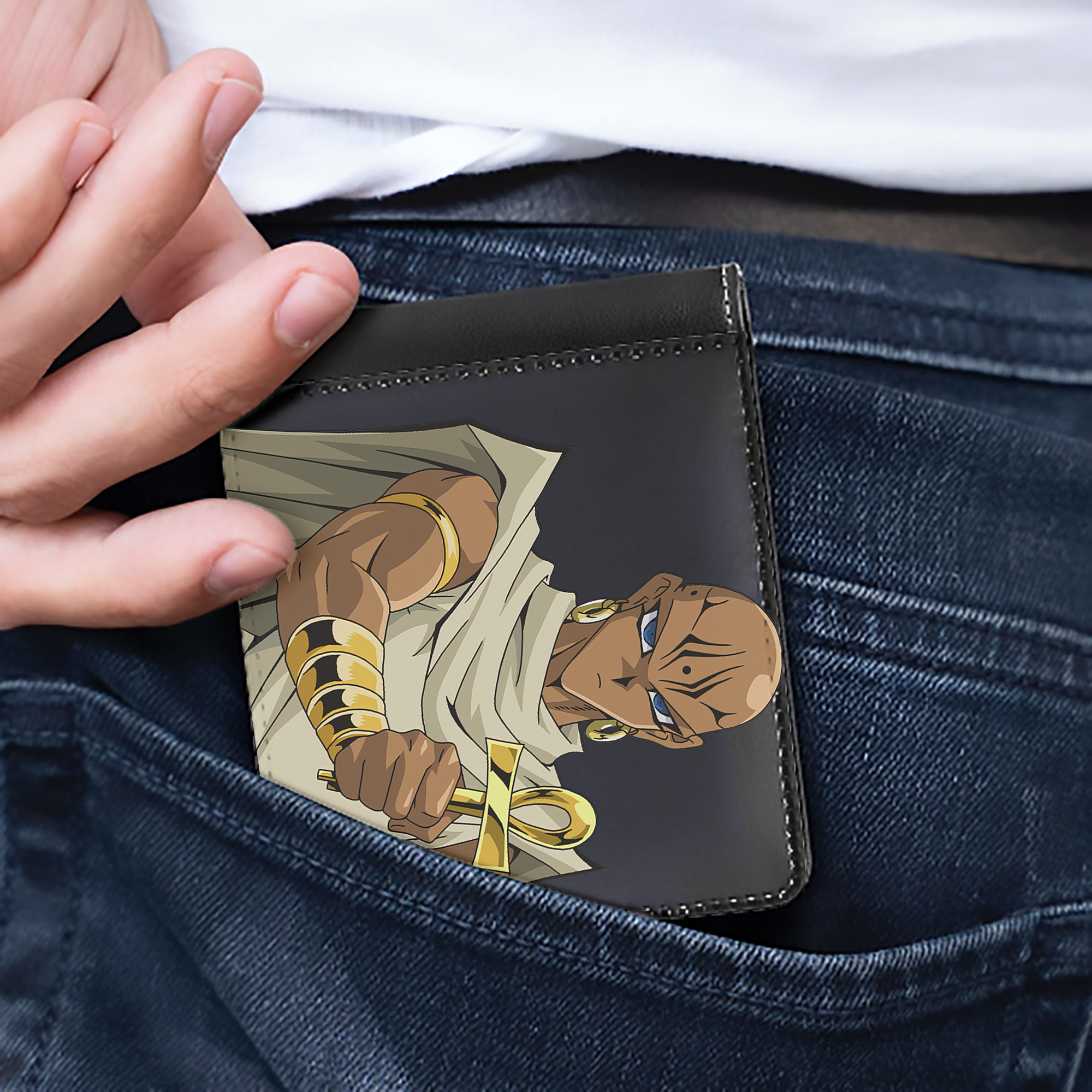 （画像用） 遊☆戯☆王 Yu-Gi-Oh! 二つ折り革財布