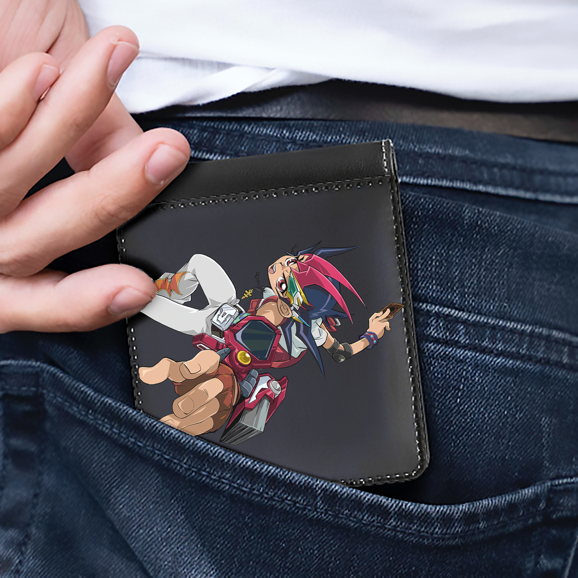 （画像用） 遊☆戯☆王 Yu-Gi-Oh! 二つ折り革財布