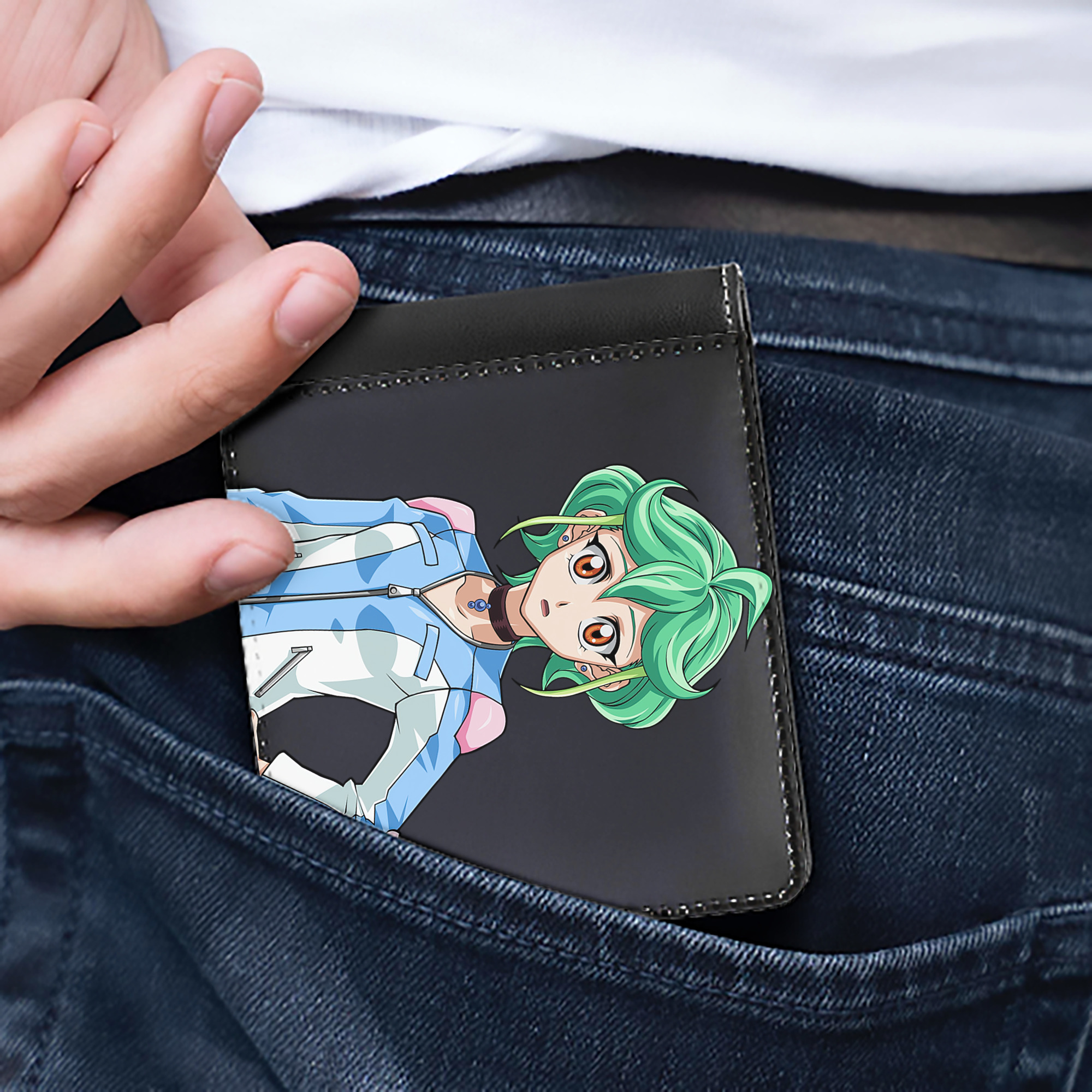 （画像用） 遊☆戯☆王 Yu-Gi-Oh! 二つ折り革財布