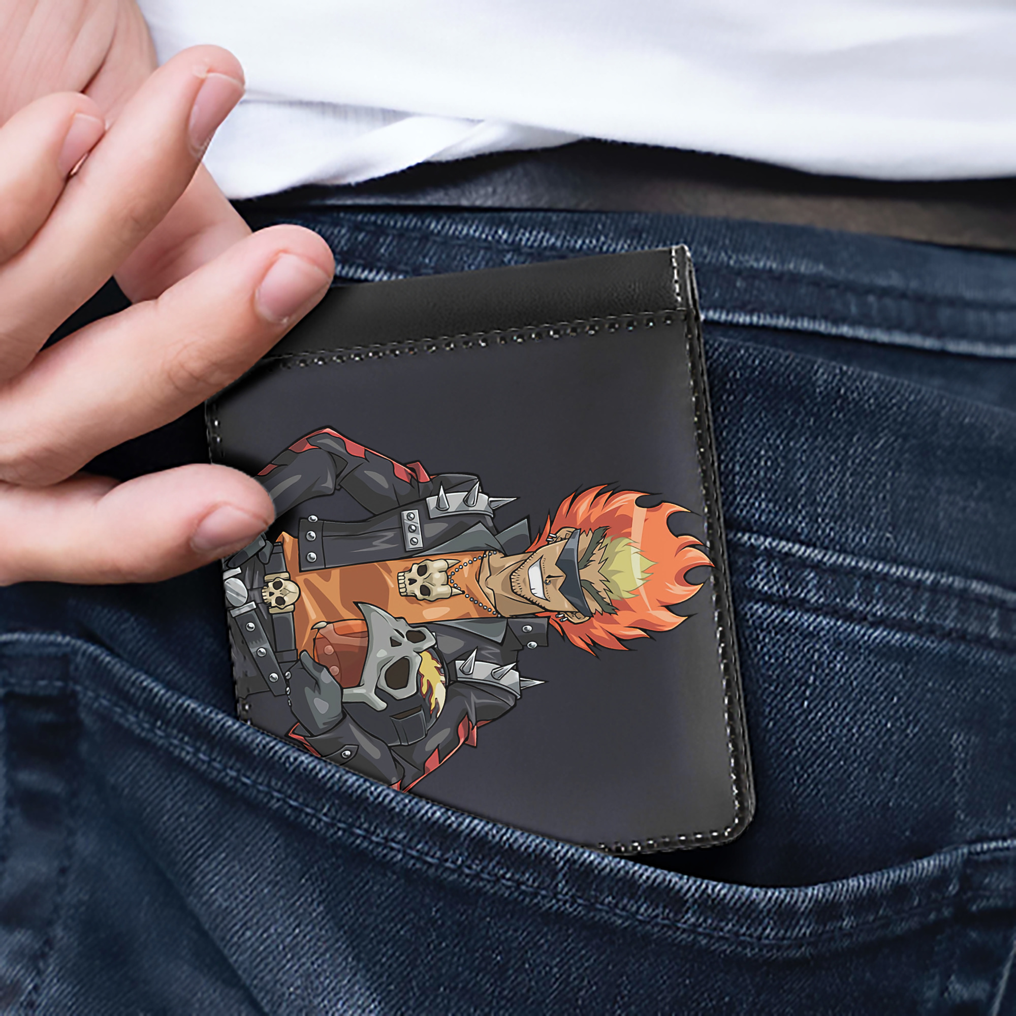 （画像用） 遊☆戯☆王 Yu-Gi-Oh! 二つ折り革財布