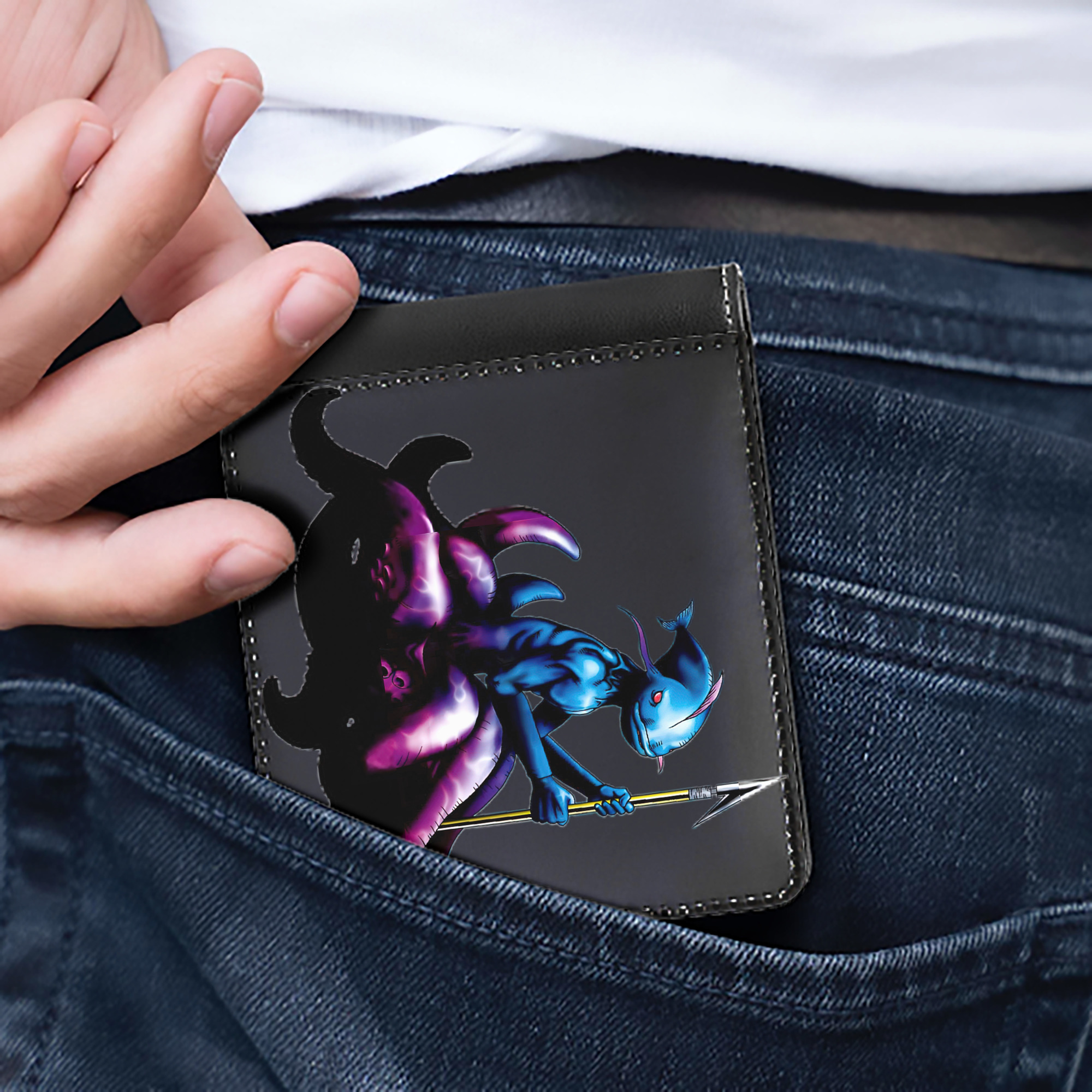（画像用） 遊☆戯☆王 Yu-Gi-Oh! 二つ折り革財布