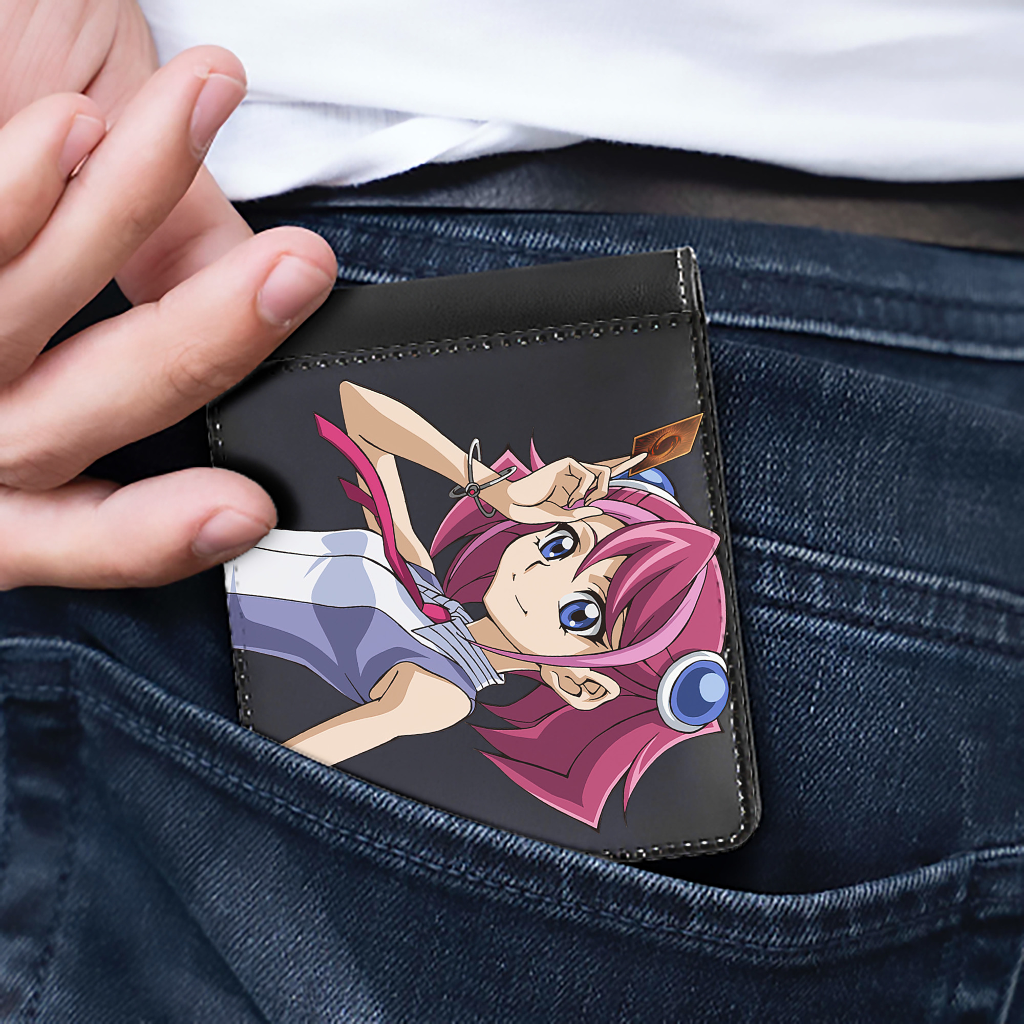 （画像用） 遊☆戯☆王 Yu-Gi-Oh! 二つ折り革財布