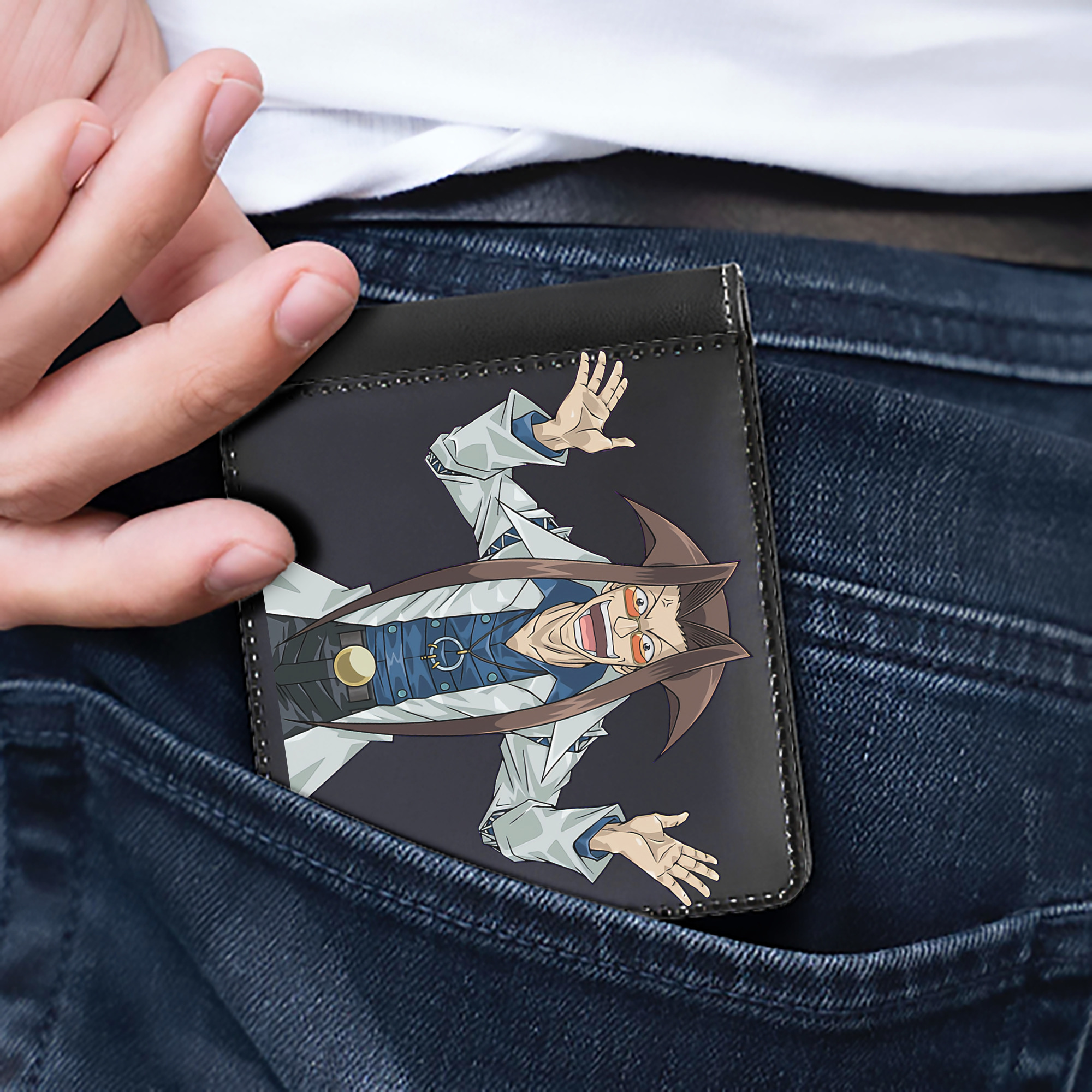 （画像用） 遊☆戯☆王 Yu-Gi-Oh! 二つ折り革財布