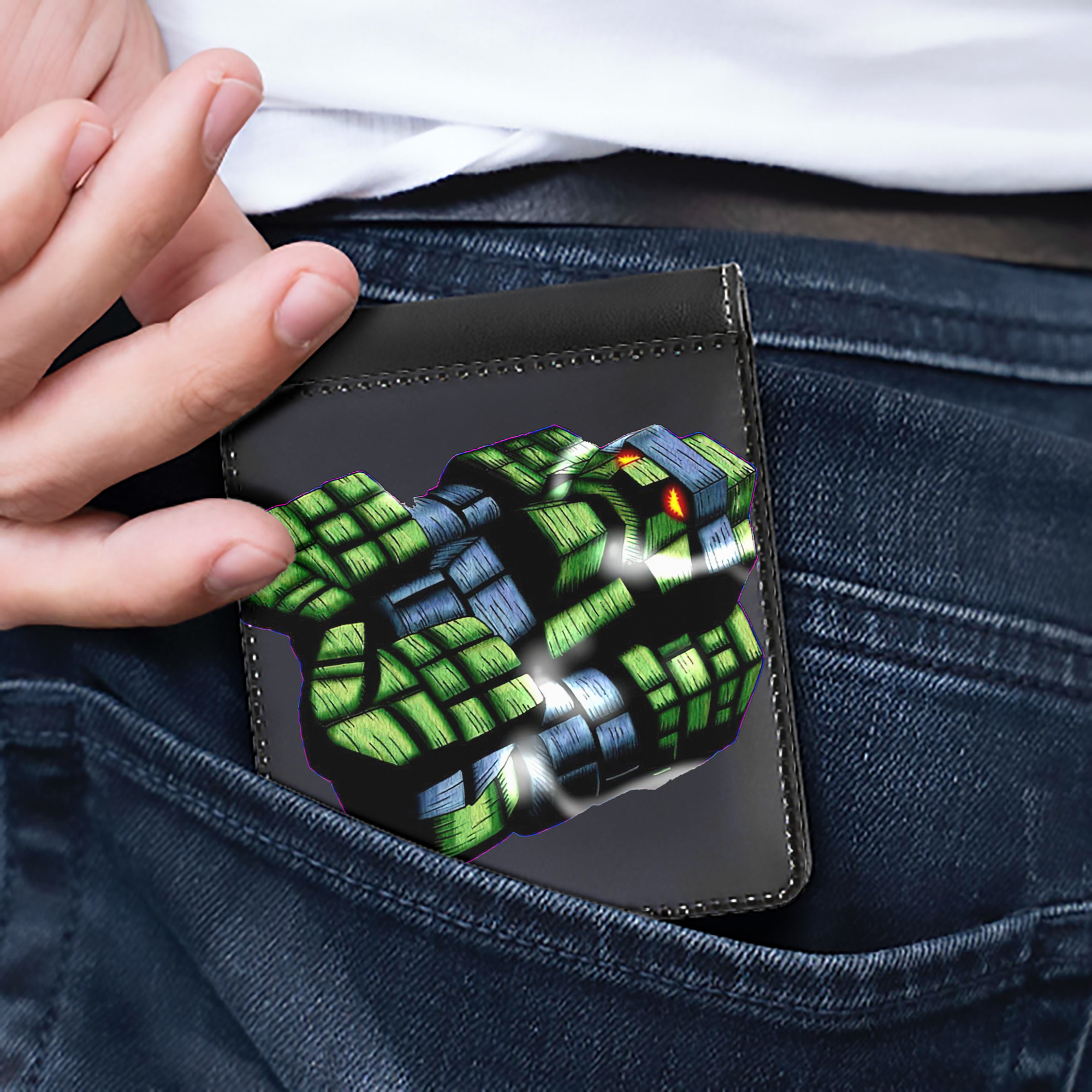 （画像用） 遊☆戯☆王 Yu-Gi-Oh! 二つ折り革財布