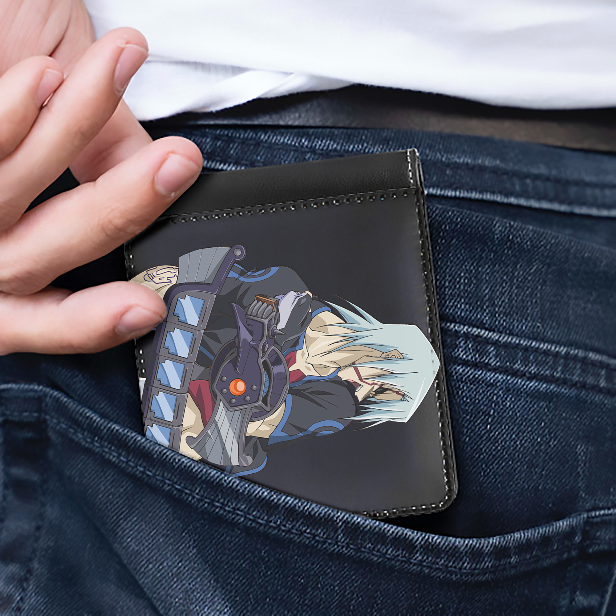 （画像用） 遊☆戯☆王 Yu-Gi-Oh! 二つ折り革財布
