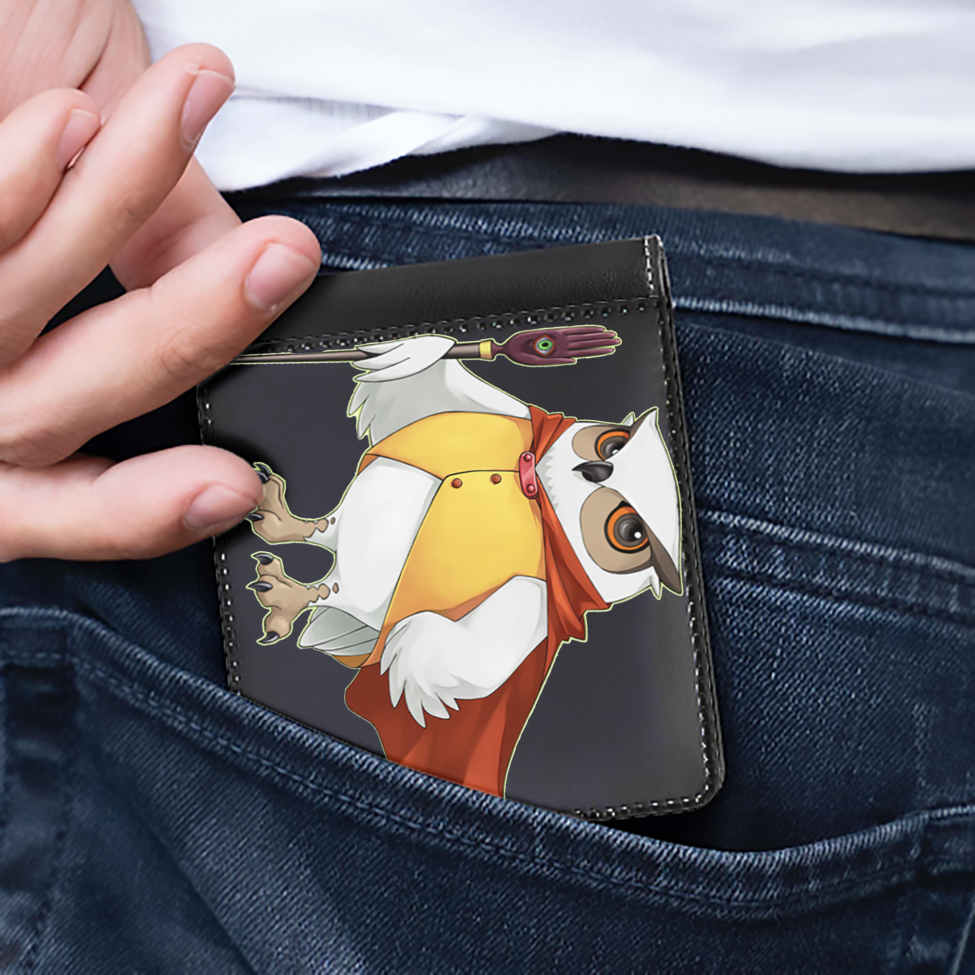 （画像用） 遊☆戯☆王 Yu-Gi-Oh! 二つ折り革財布