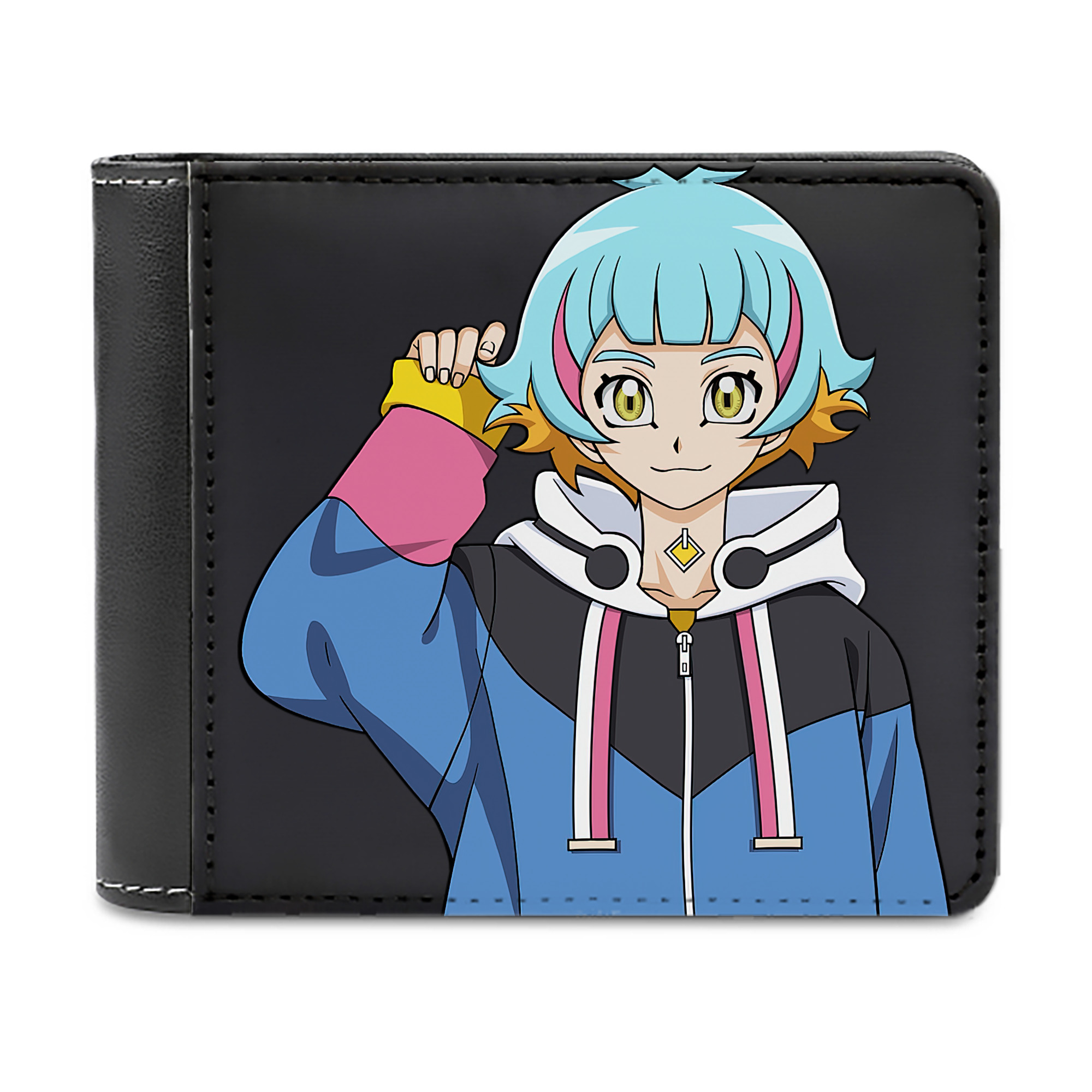 （画像用） 遊☆戯☆王 Yu-Gi-Oh! 二つ折り革財布