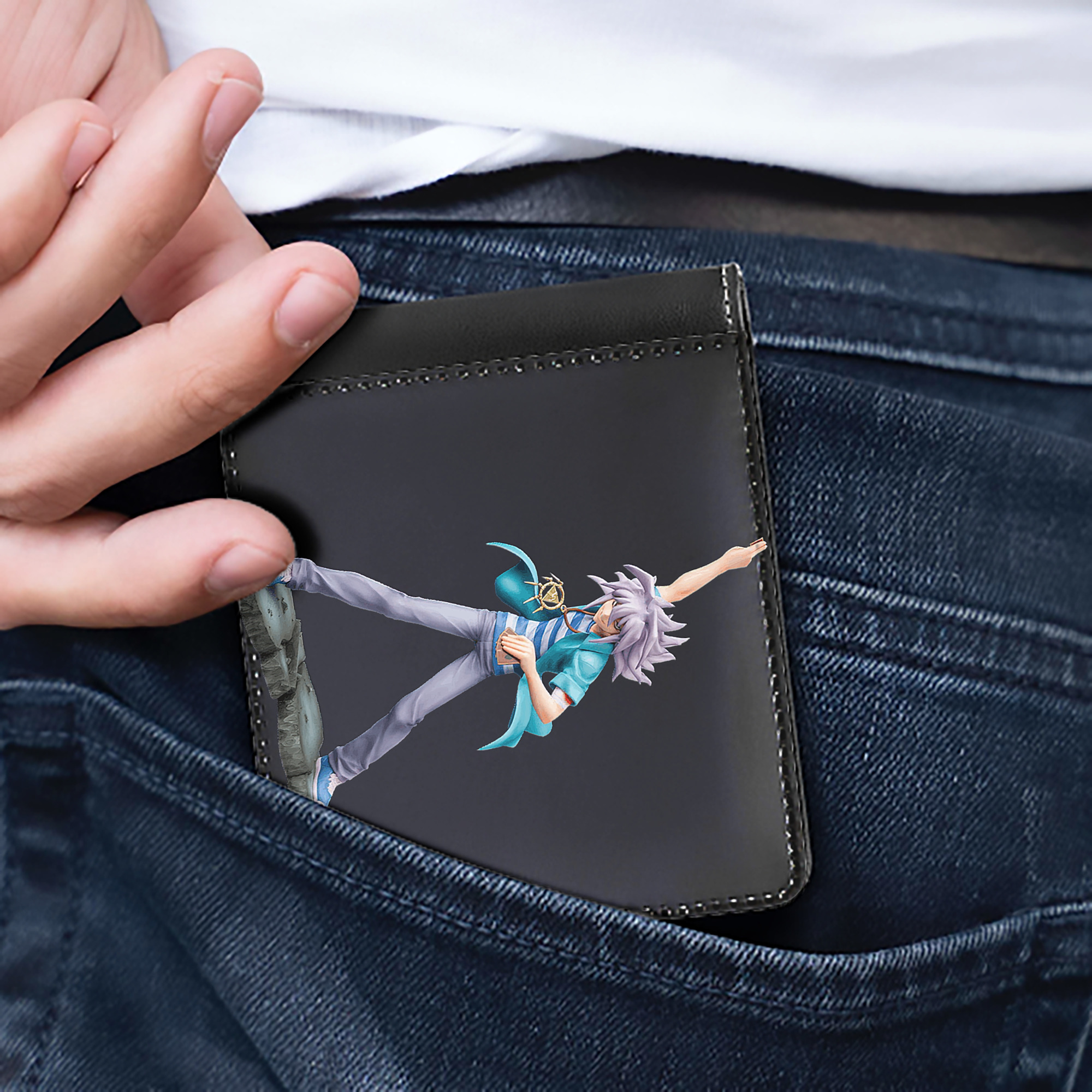 （画像用） 遊☆戯☆王 Yu-Gi-Oh! 二つ折り革財布