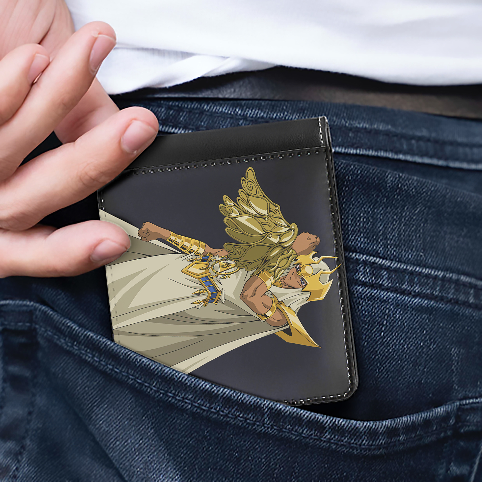 （画像用） 遊☆戯☆王 Yu-Gi-Oh! 二つ折り革財布