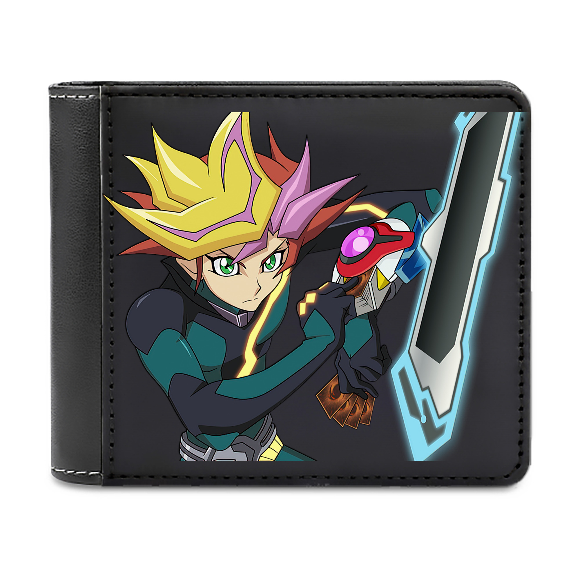 （画像用） 遊☆戯☆王 Yu-Gi-Oh! 二つ折り革財布