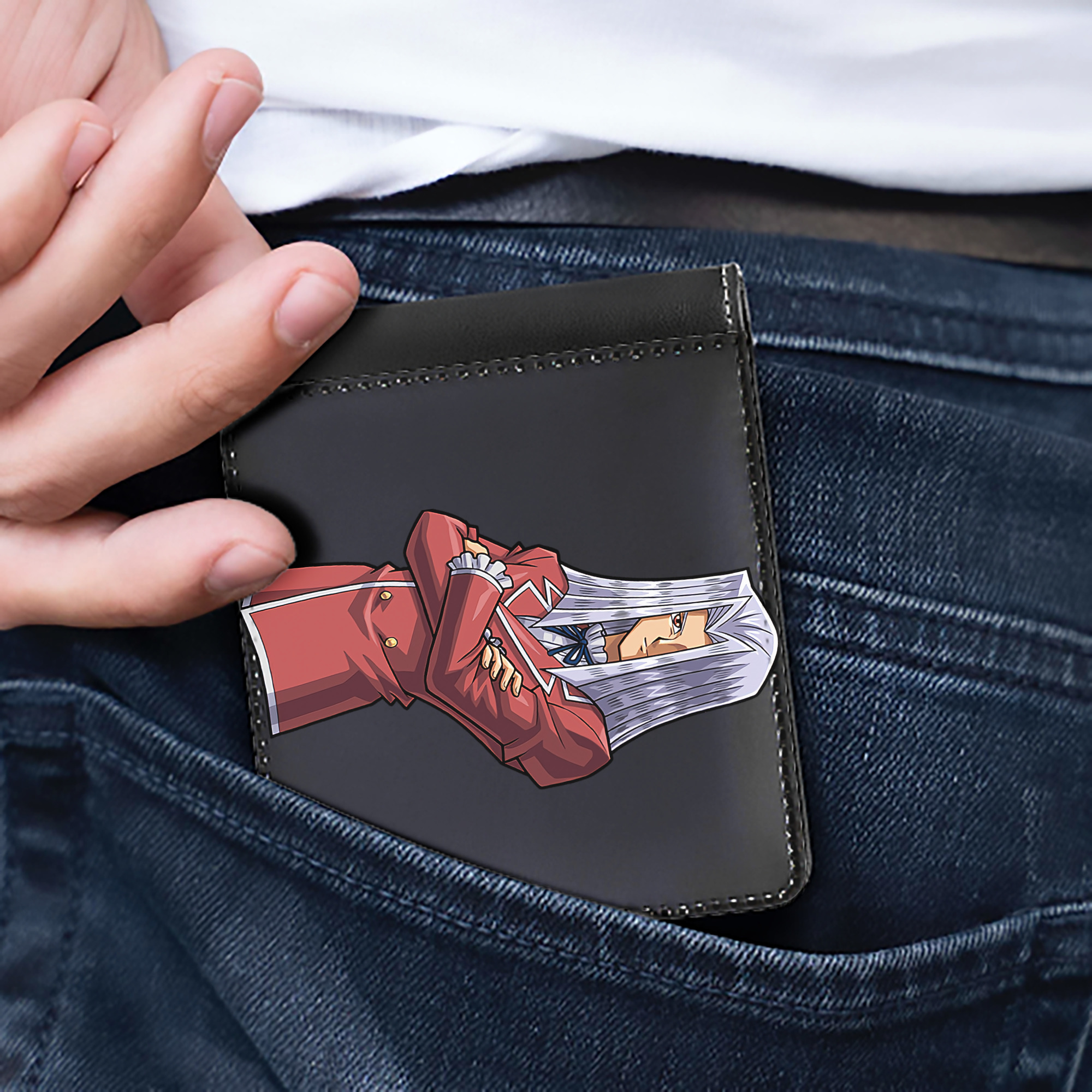 （画像用） 遊☆戯☆王 Yu-Gi-Oh! 二つ折り革財布