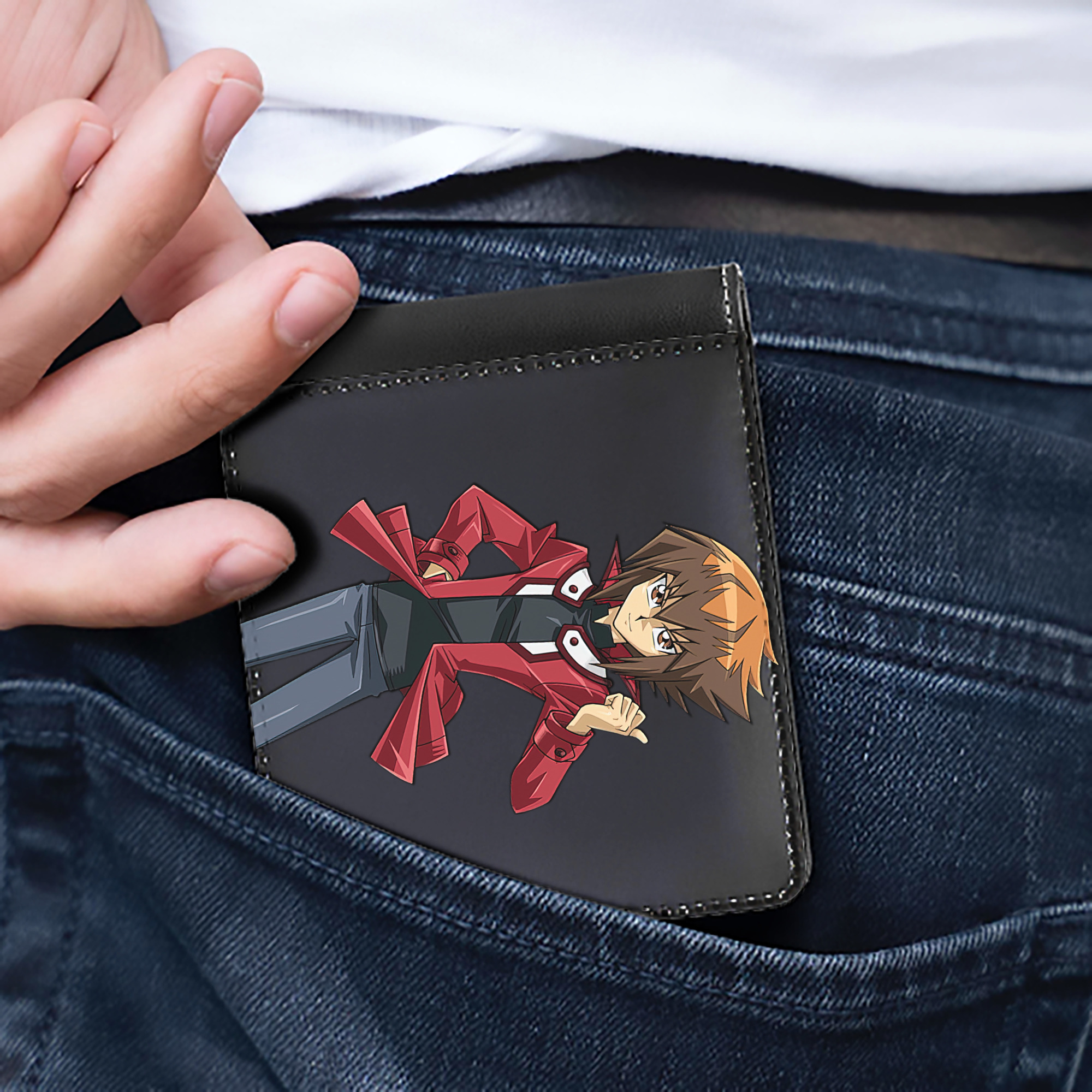 （画像用） 遊☆戯☆王 Yu-Gi-Oh! 二つ折り革財布