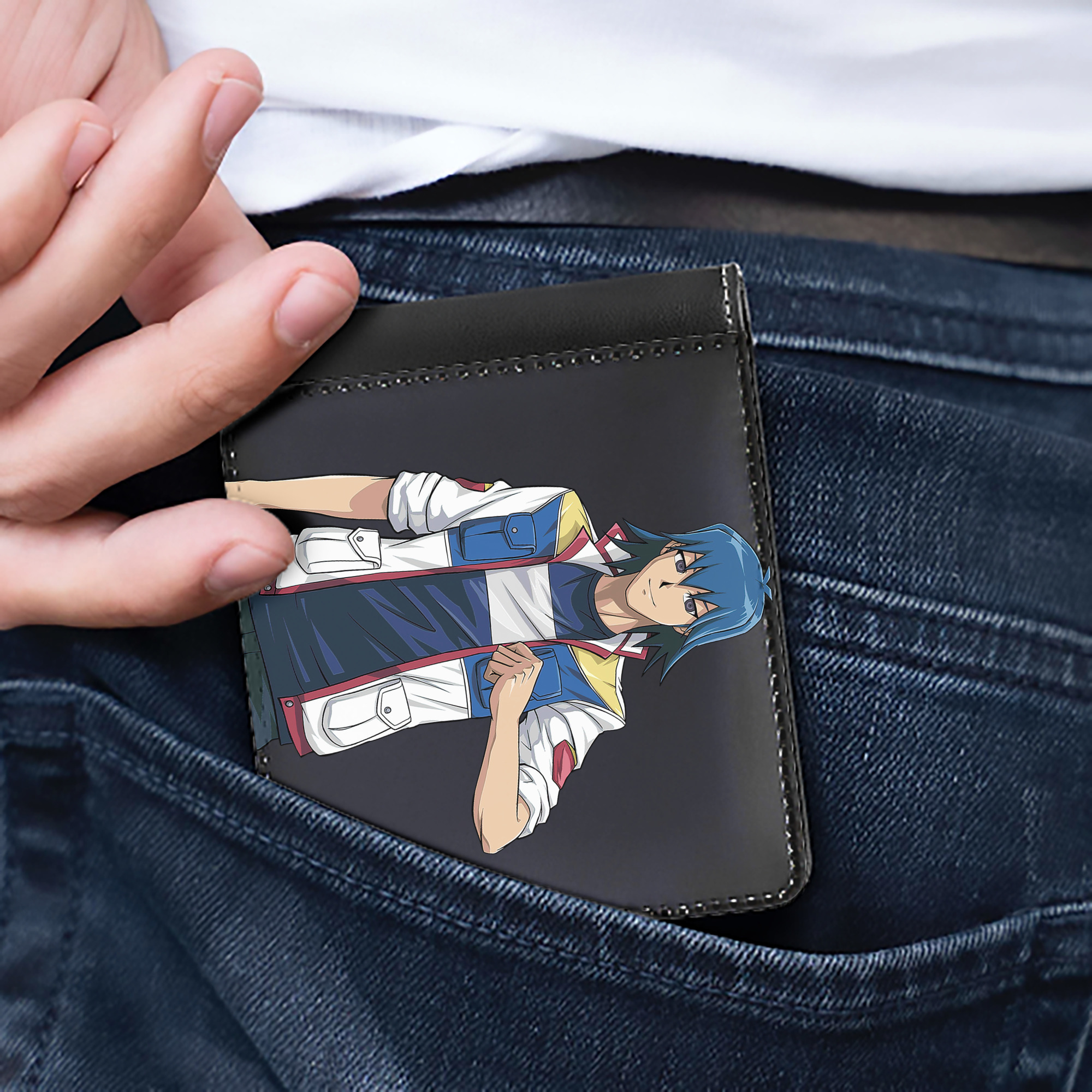 （画像用） 遊☆戯☆王 Yu-Gi-Oh! 二つ折り革財布