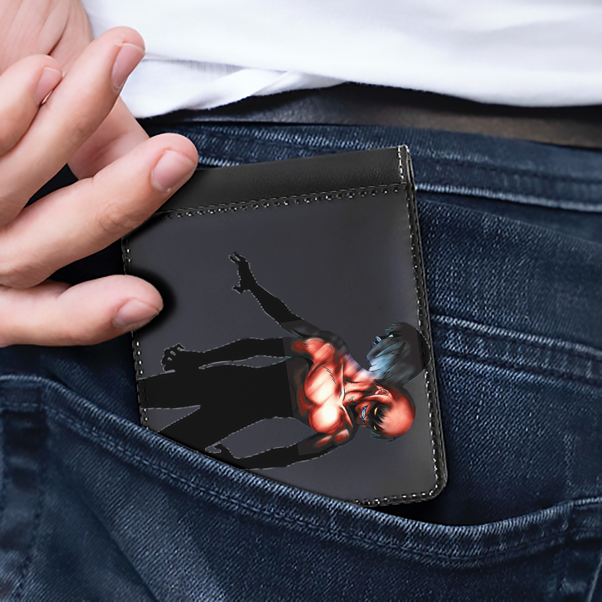 （画像用） 遊☆戯☆王 Yu-Gi-Oh! 二つ折り革財布