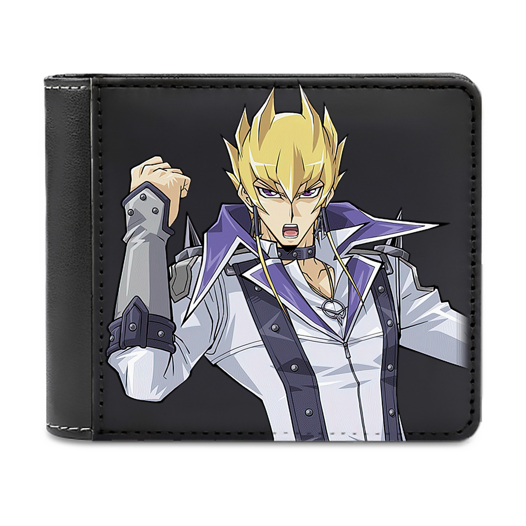 （画像用） 遊☆戯☆王 Yu-Gi-Oh! 二つ折り革財布