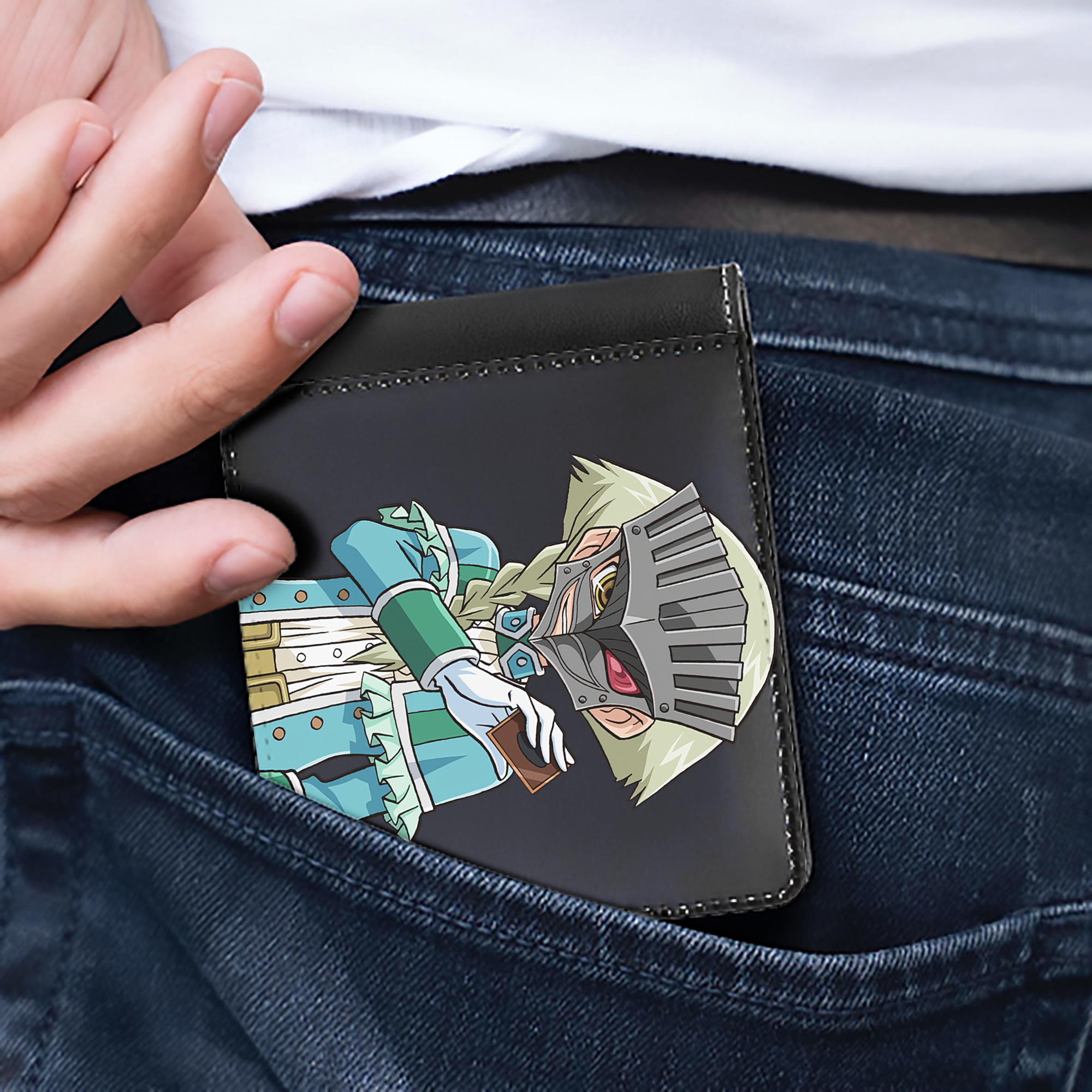 （画像用） 遊☆戯☆王 Yu-Gi-Oh! 二つ折り革財布