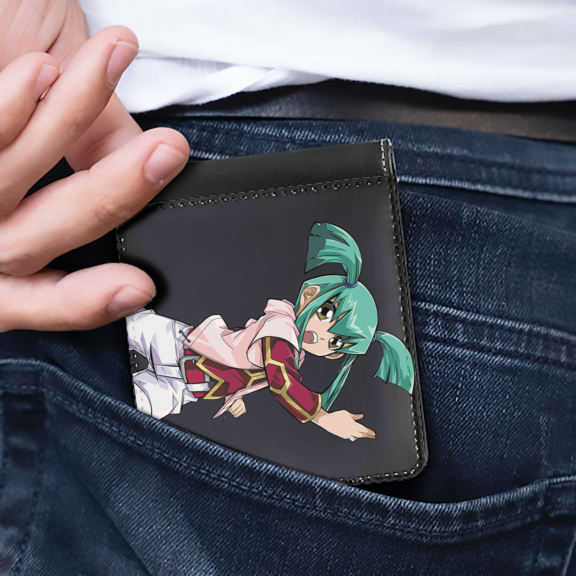 （画像用） 遊☆戯☆王 Yu-Gi-Oh! 二つ折り革財布