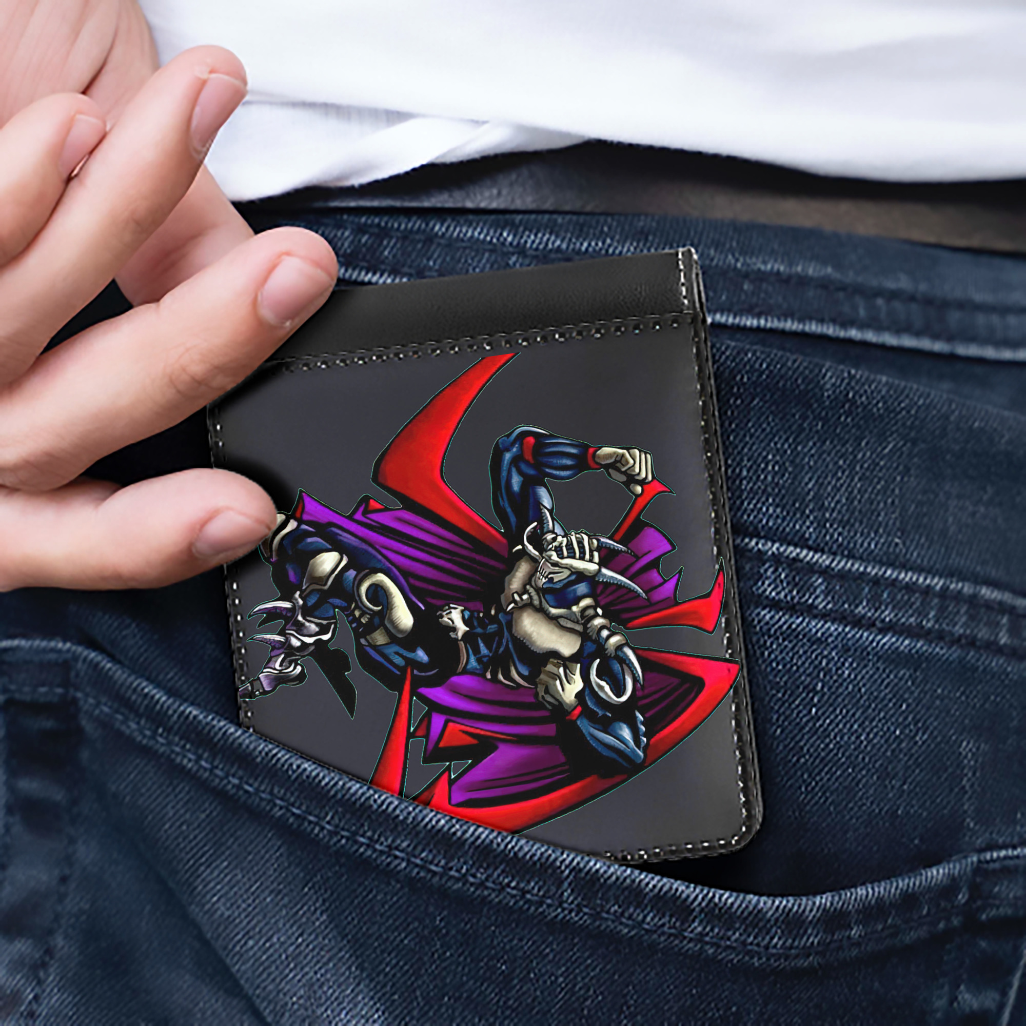 （画像用） 遊☆戯☆王 Yu-Gi-Oh! 二つ折り革財布