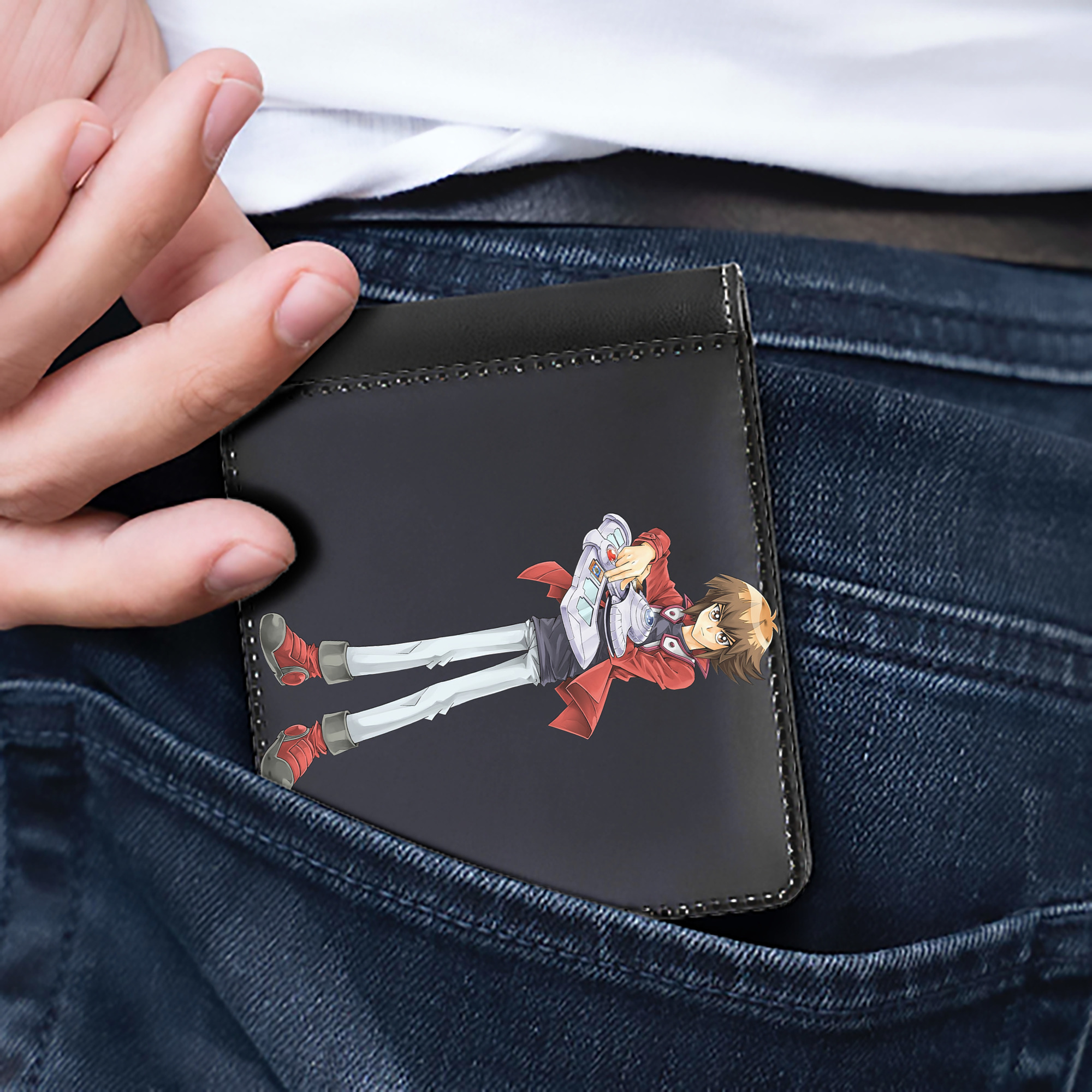（画像用） 遊☆戯☆王 Yu-Gi-Oh! 二つ折り革財布